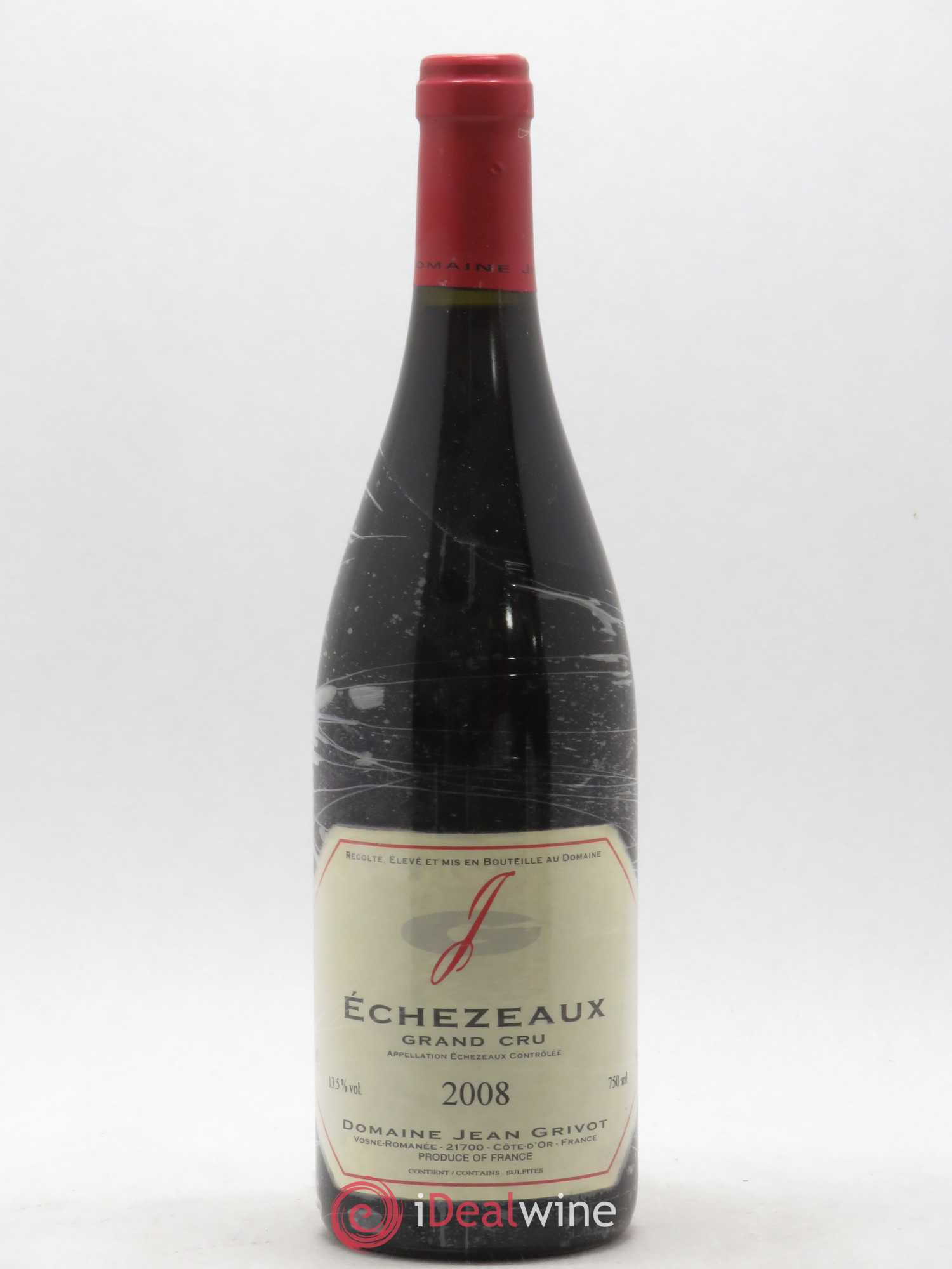 Echezeaux Grand Cru Jean Grivot 2008 - Lot de 1 bouteille - 0