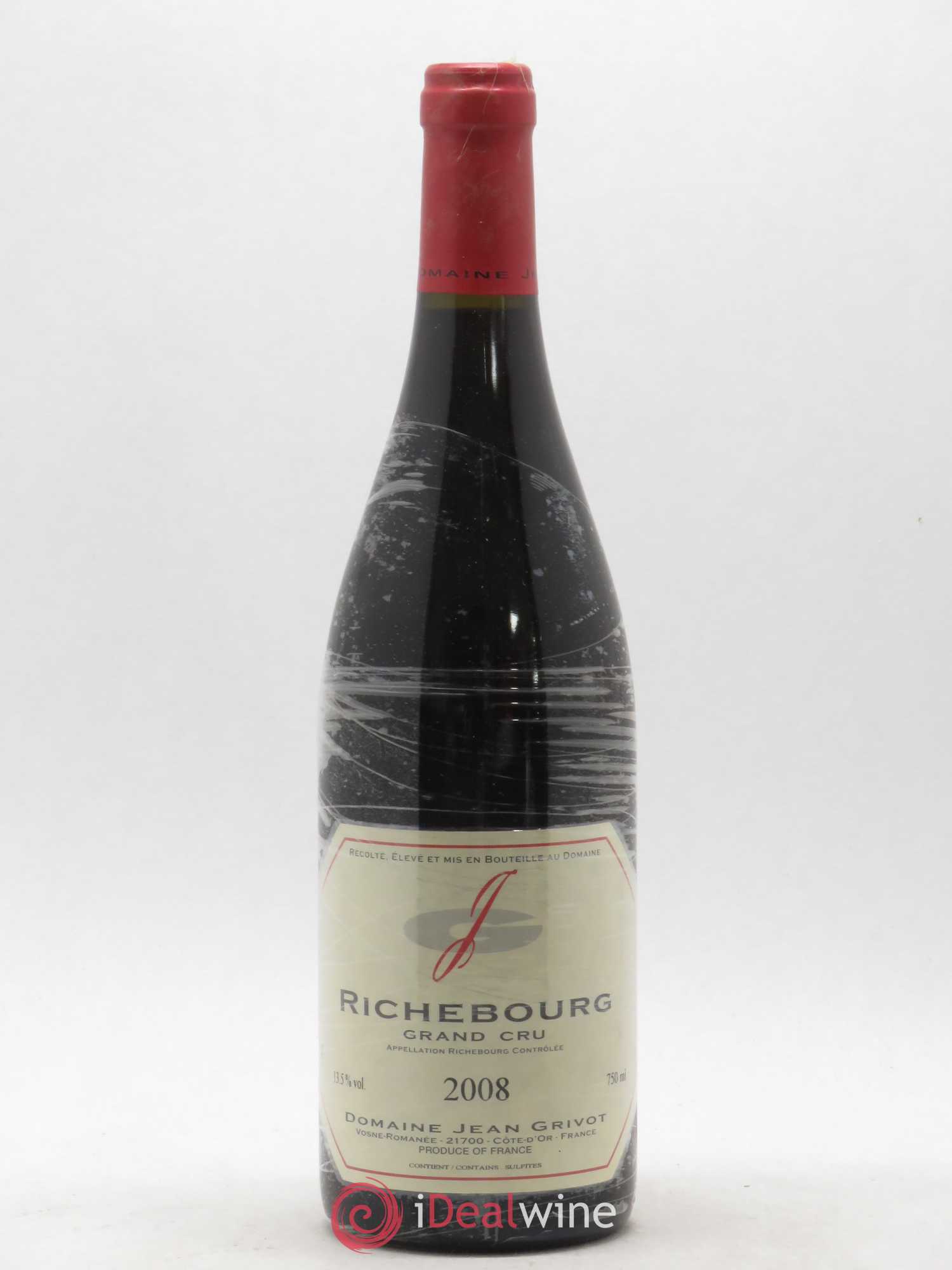 Richebourg Grand Cru Jean Grivot 2008 - Lot of 1 bottle - 0