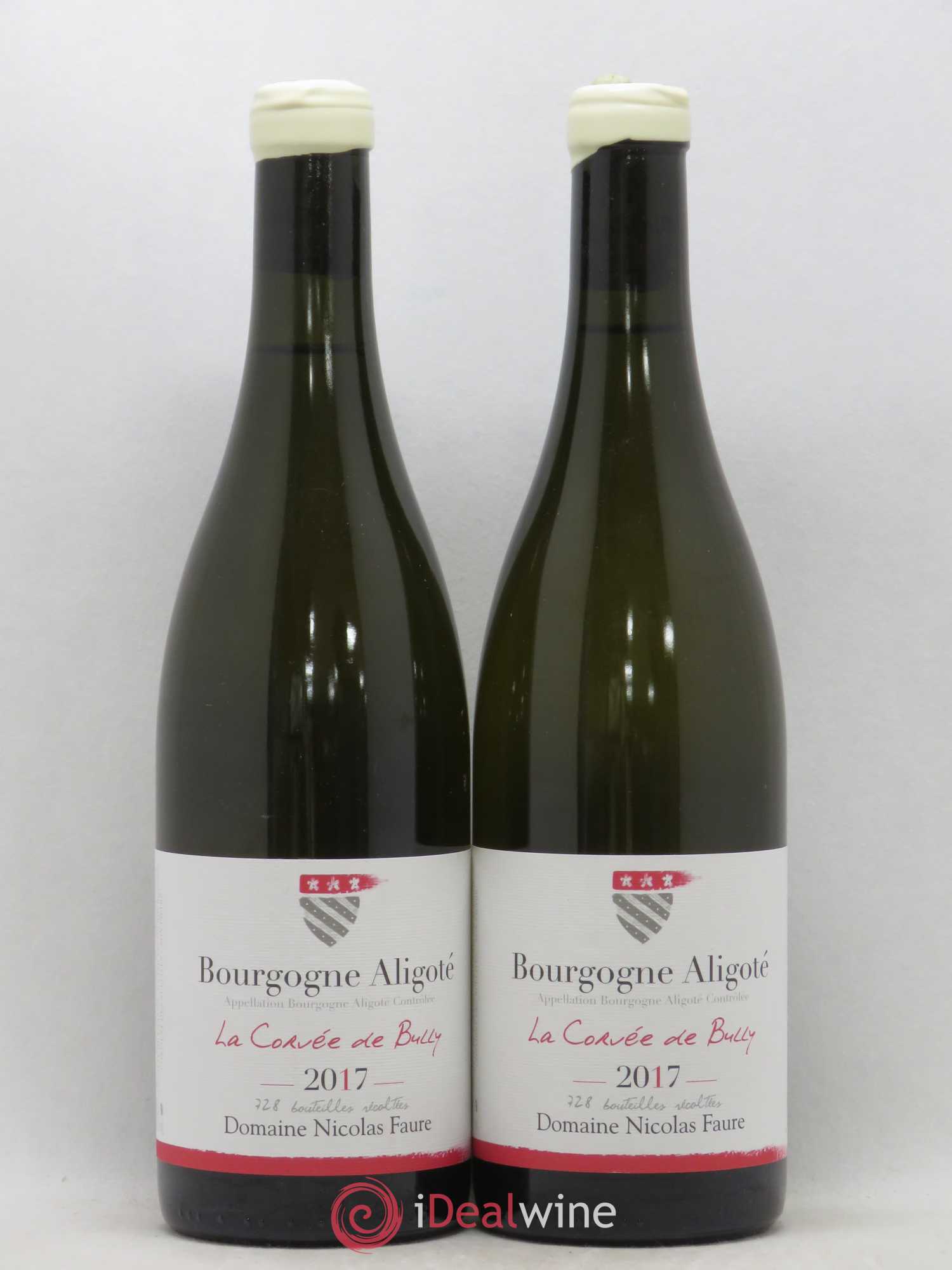 Bourgogne Aligoté La Corvée De Bully Dommaine Nicolas Faure 2017 - Lot de 2 bouteilles - 0