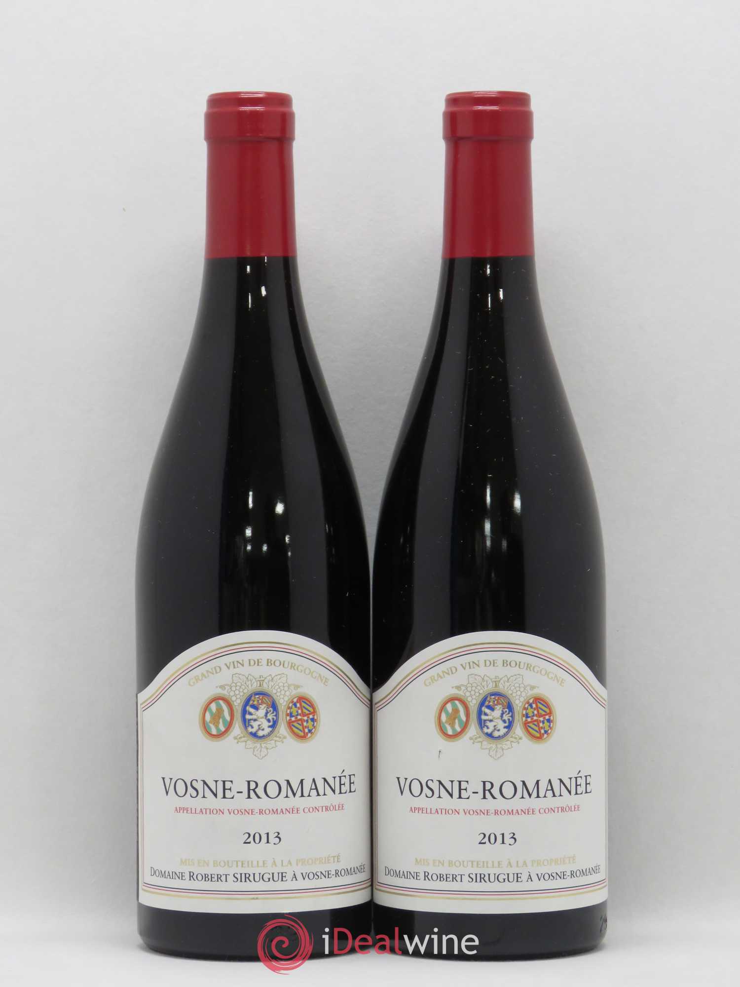 Vosne-Romanée Robert Sirugue 2013 - Lot de 2 bouteilles - 0