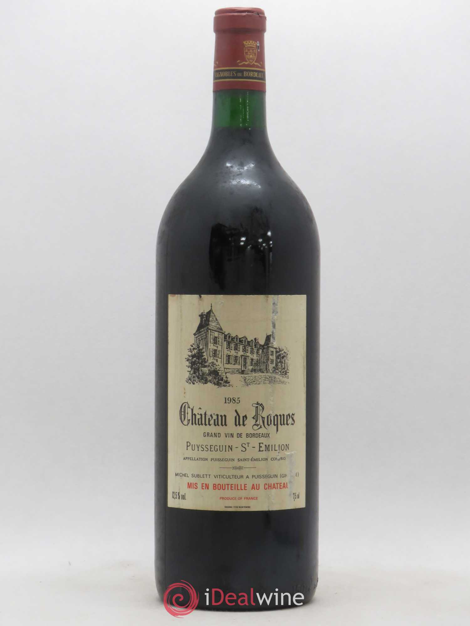 Puisseguin Saint-Emilion Château de Roques 1985 - Lot de 1 magnum - 0