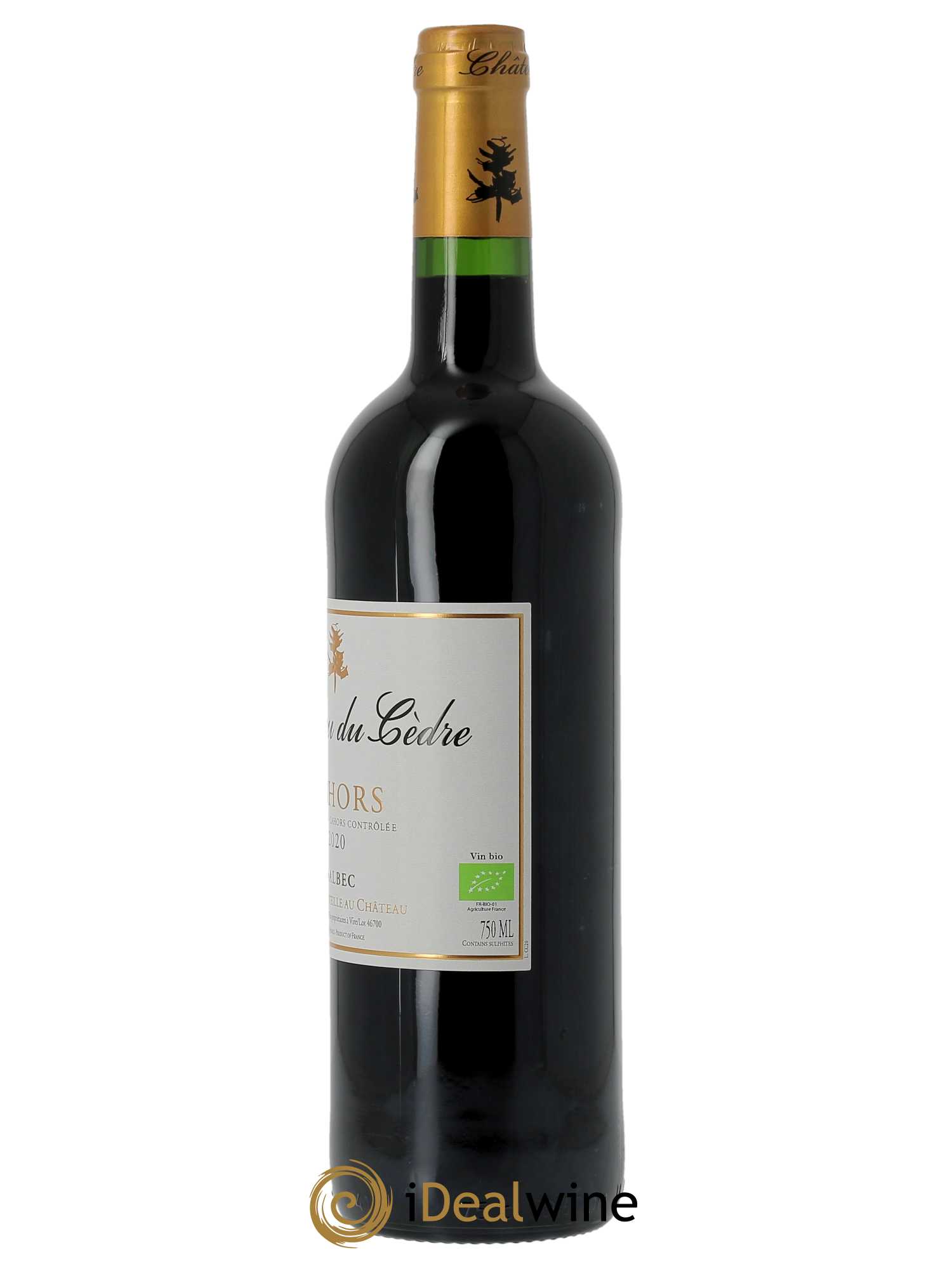 Cahors  Château du Cèdre Pascal et Jean-Marc Verhaeghe  2020 - Lot of 1 bottle - 1