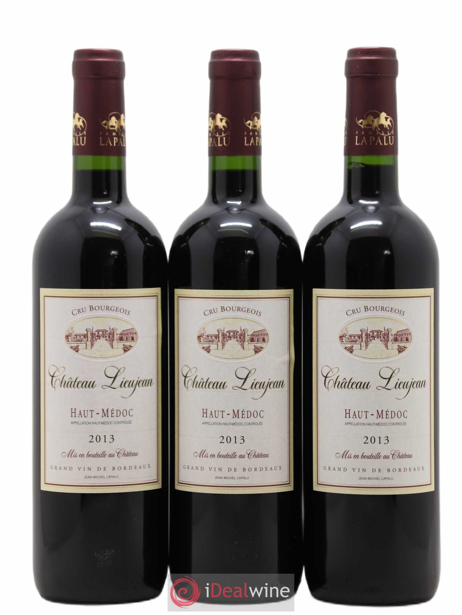 Château Lieujean 2013 - Lot de 6 bouteilles - 1