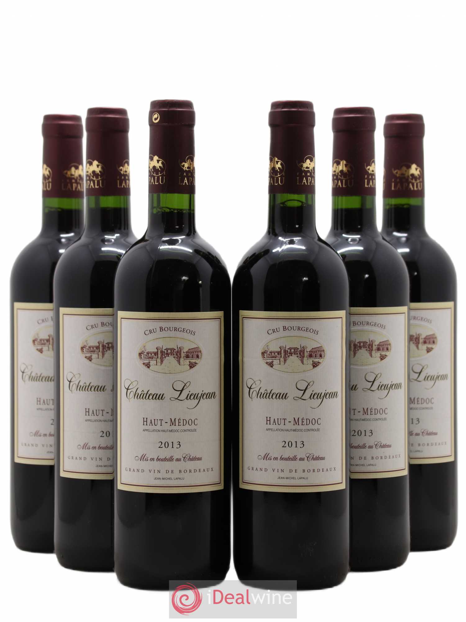 Château Lieujean 2013 - Lot de 6 bouteilles - 0