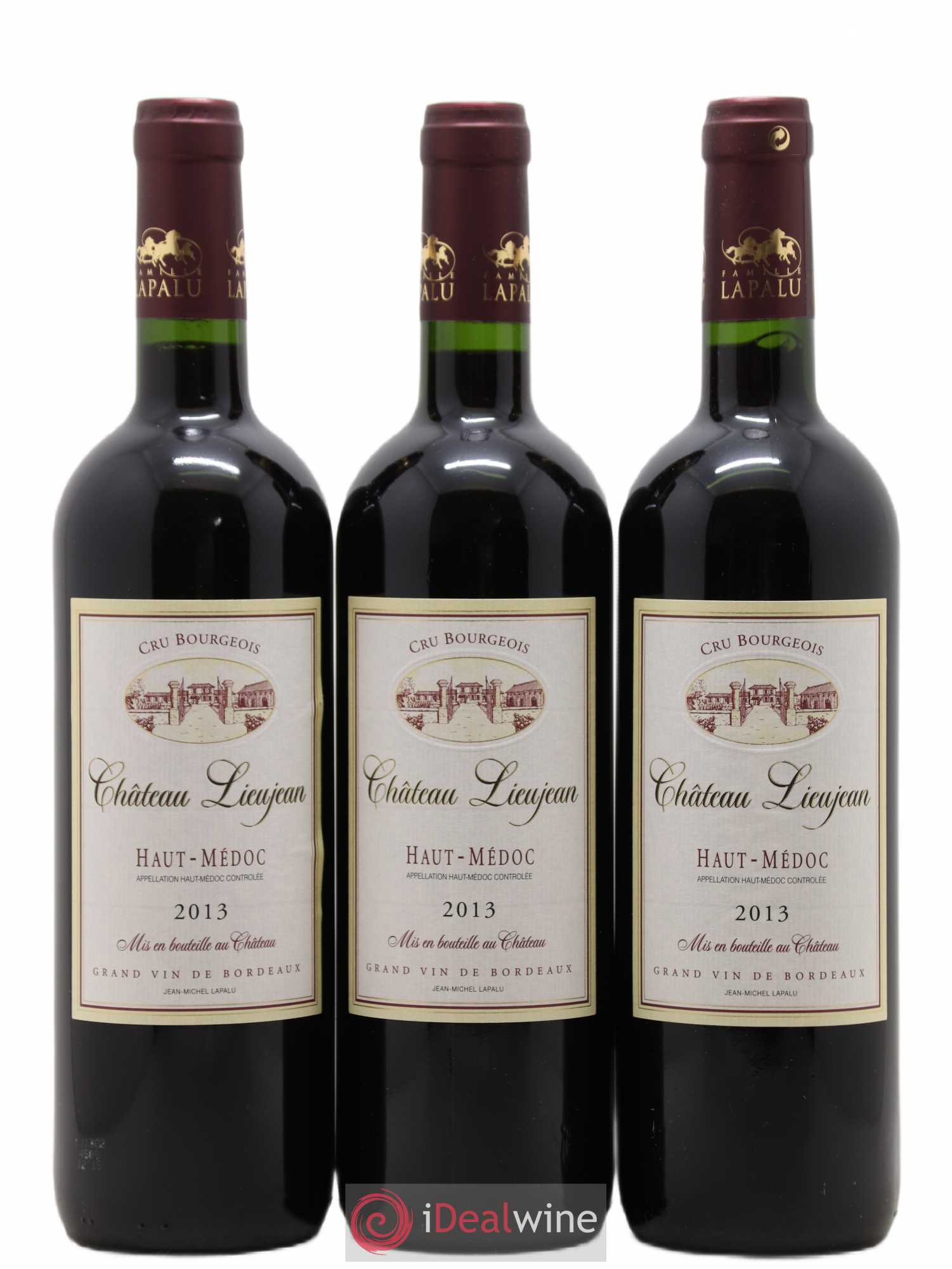 Château Lieujean 2013 - Lot de 3 bouteilles - 0