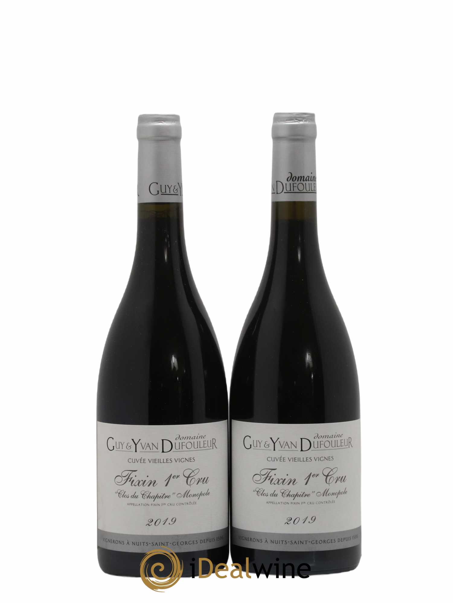 Fixin 1er Cru Clos Du Chapitre Dufouleur 2019 - Lot de 2 bouteilles - 0