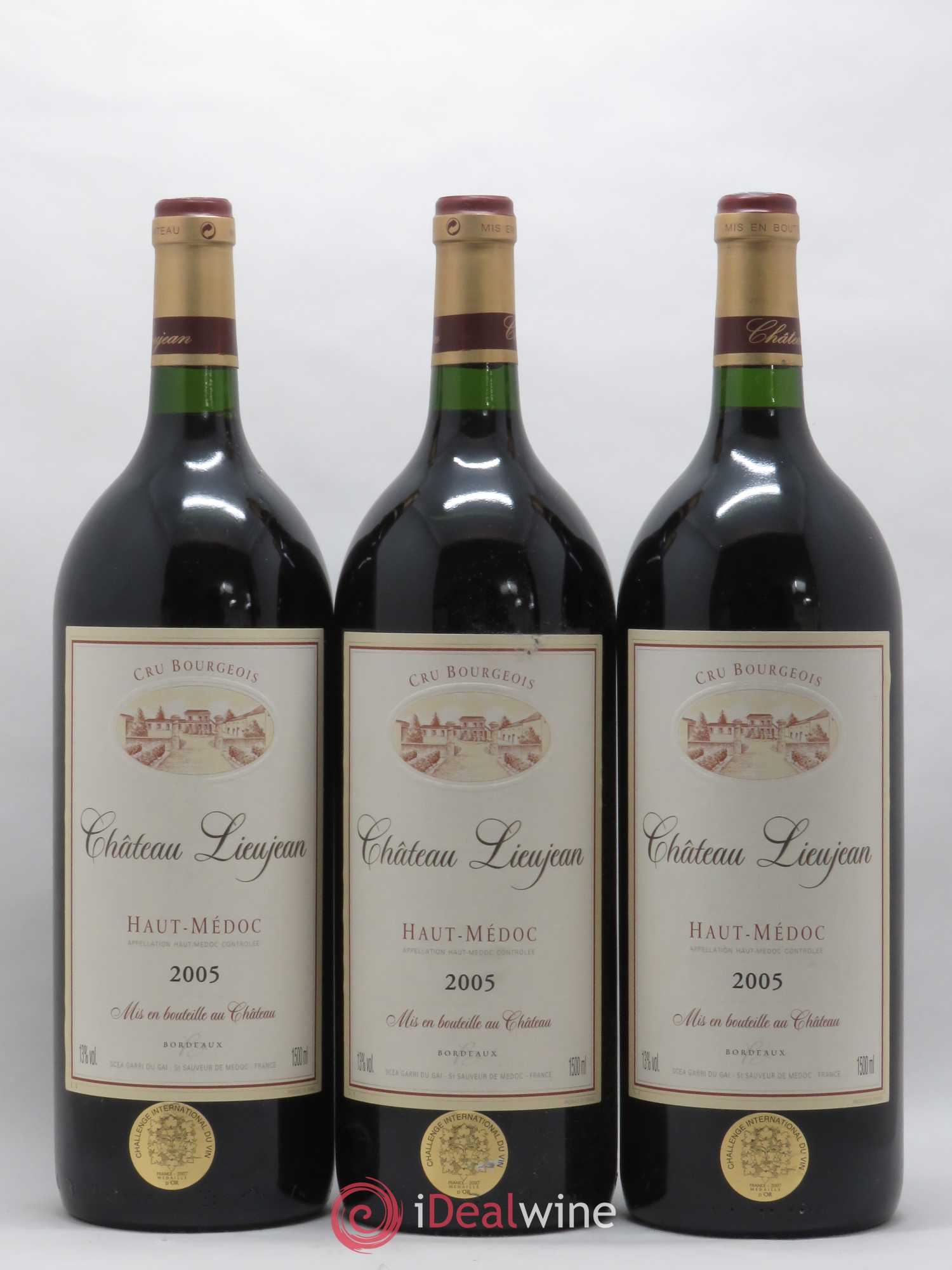 Château Lieujean 2005 - Lot de 3 magnums - 0