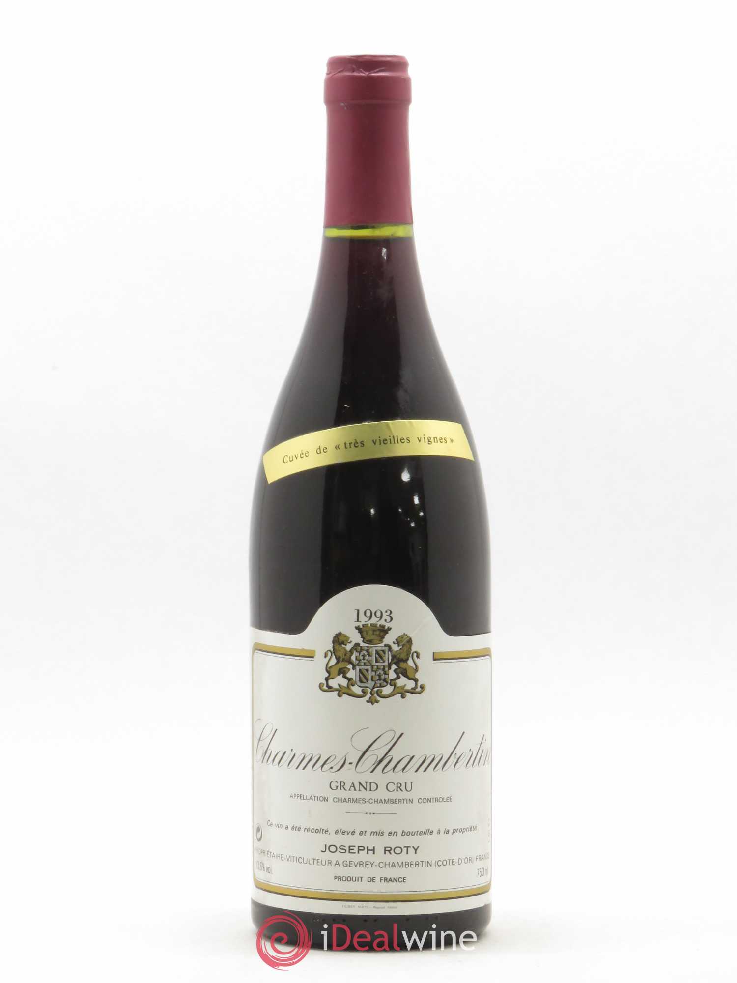 Charmes-Chambertin Grand Cru Très vieilles vignes Joseph Roty (Domaine)  (sans prix de réserve) 1993 - Lot de 1 bouteille - 0