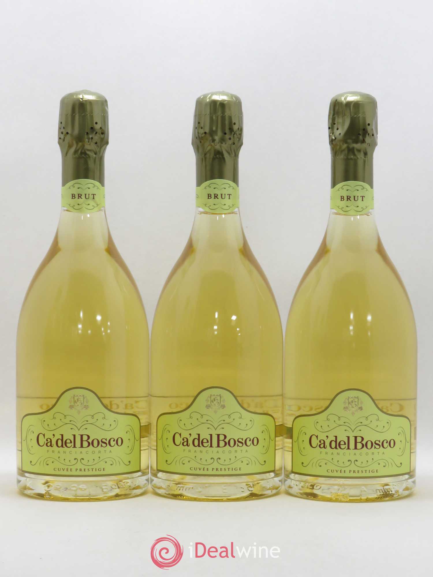 Italie Ca' del Bosco Franciacorta Brut Cuvée Prestige (sans prix de réserve) - Lot de 3 bouteilles - 0