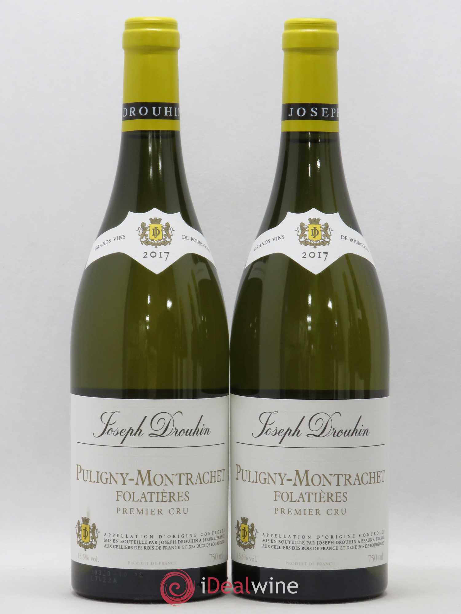 Puligny-Montrachet 1er Cru Folatières Joseph Drouhin 2017 - Lot de 2 bouteilles - 0