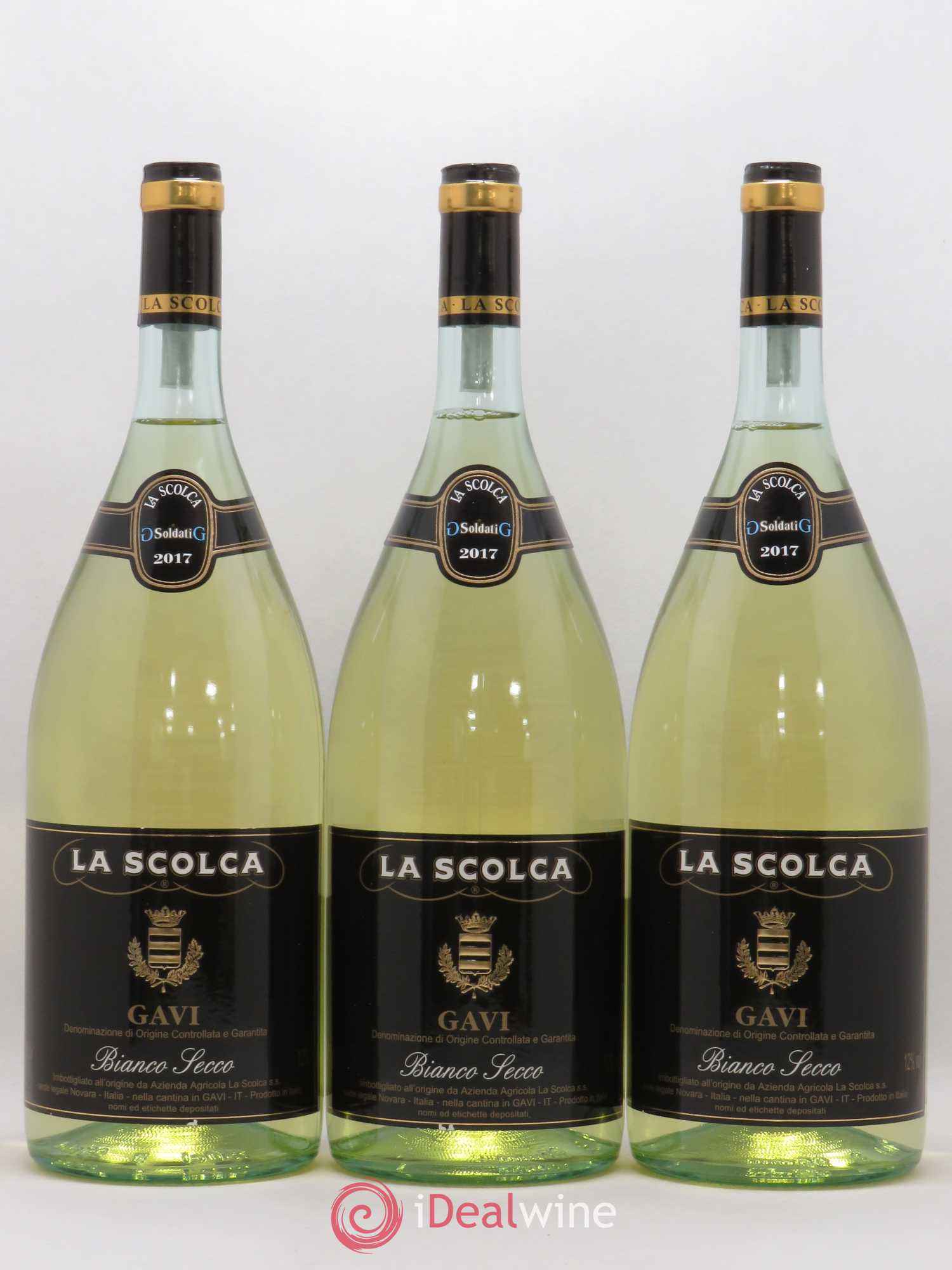 Gavi di Gavi DOCG La Scolca (sans prix de réserve) 2017 - Lot de 3 magnums - 0