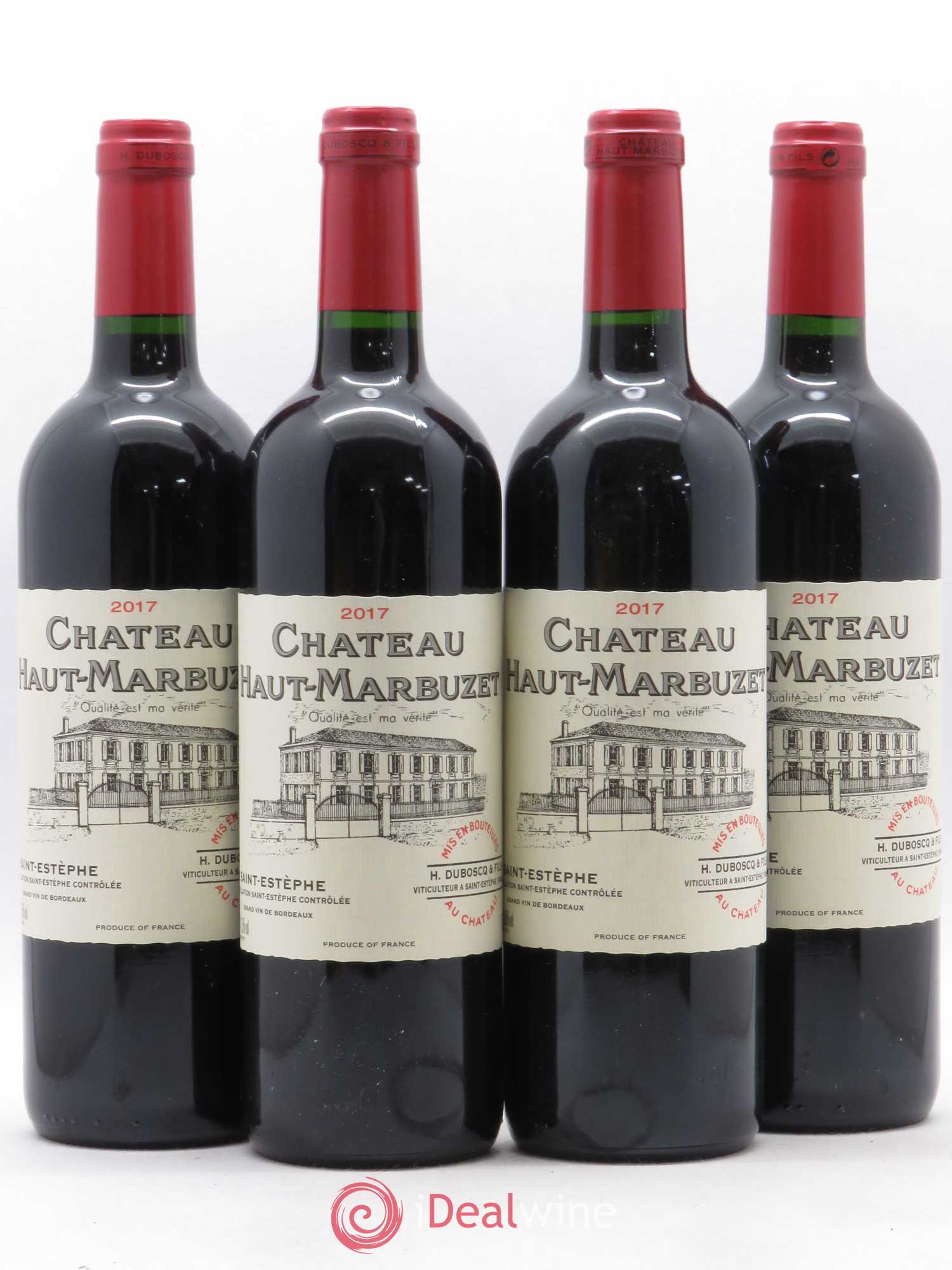 Château Haut Marbuzet 2017 - Lot de 4 bouteilles - 0