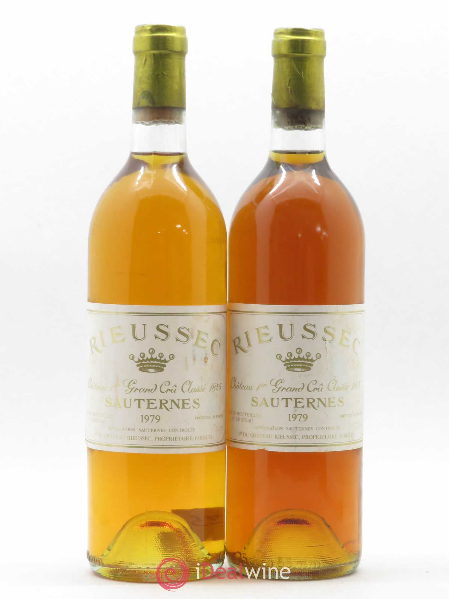 Château Rieussec 1er Grand Cru Classé 1979 - Lot de 2 bouteilles - 0