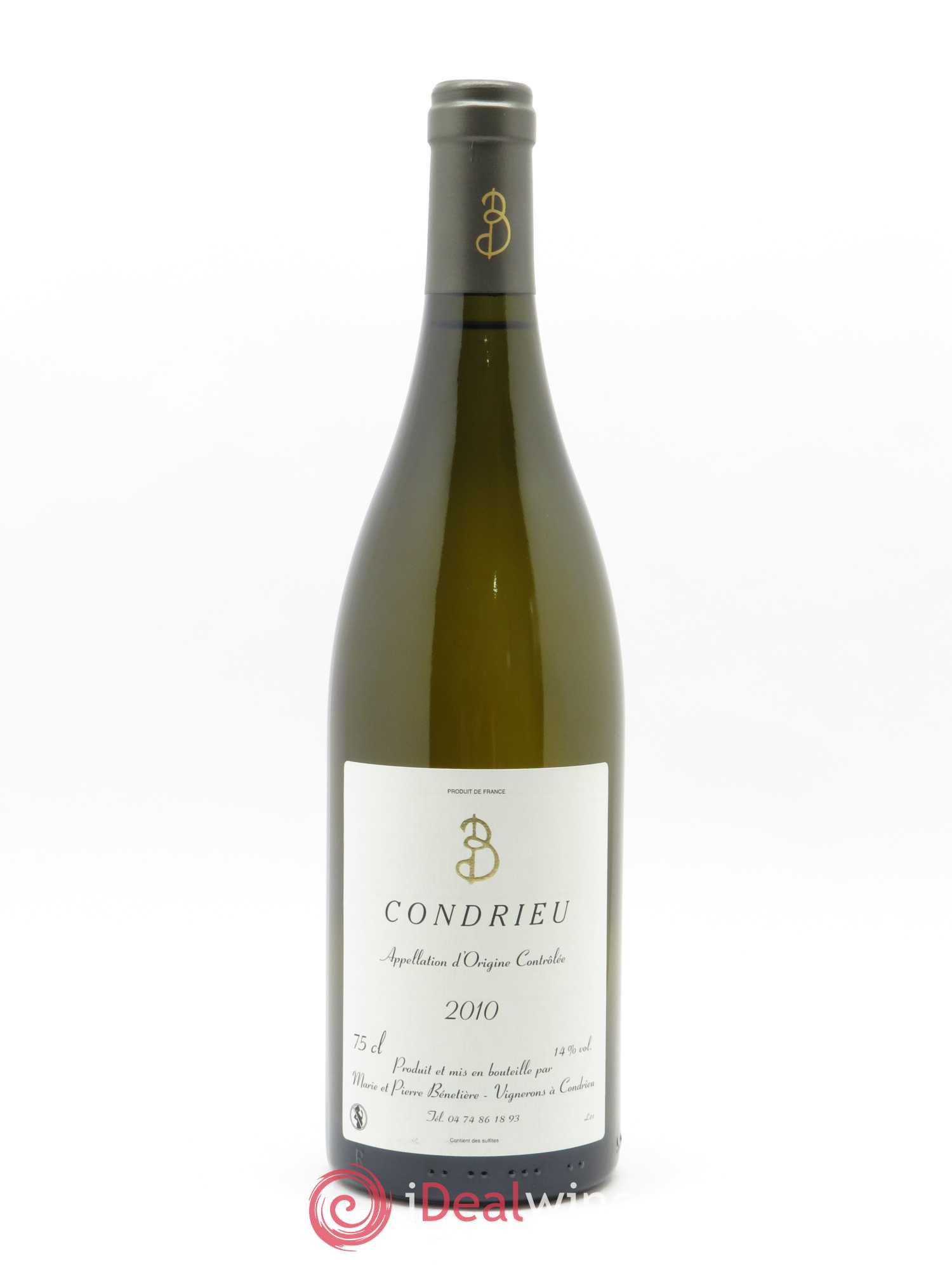 Condrieu Marie et Pierre Bénetière (Domaine)  2010 - Lot of 1 bottle - 0