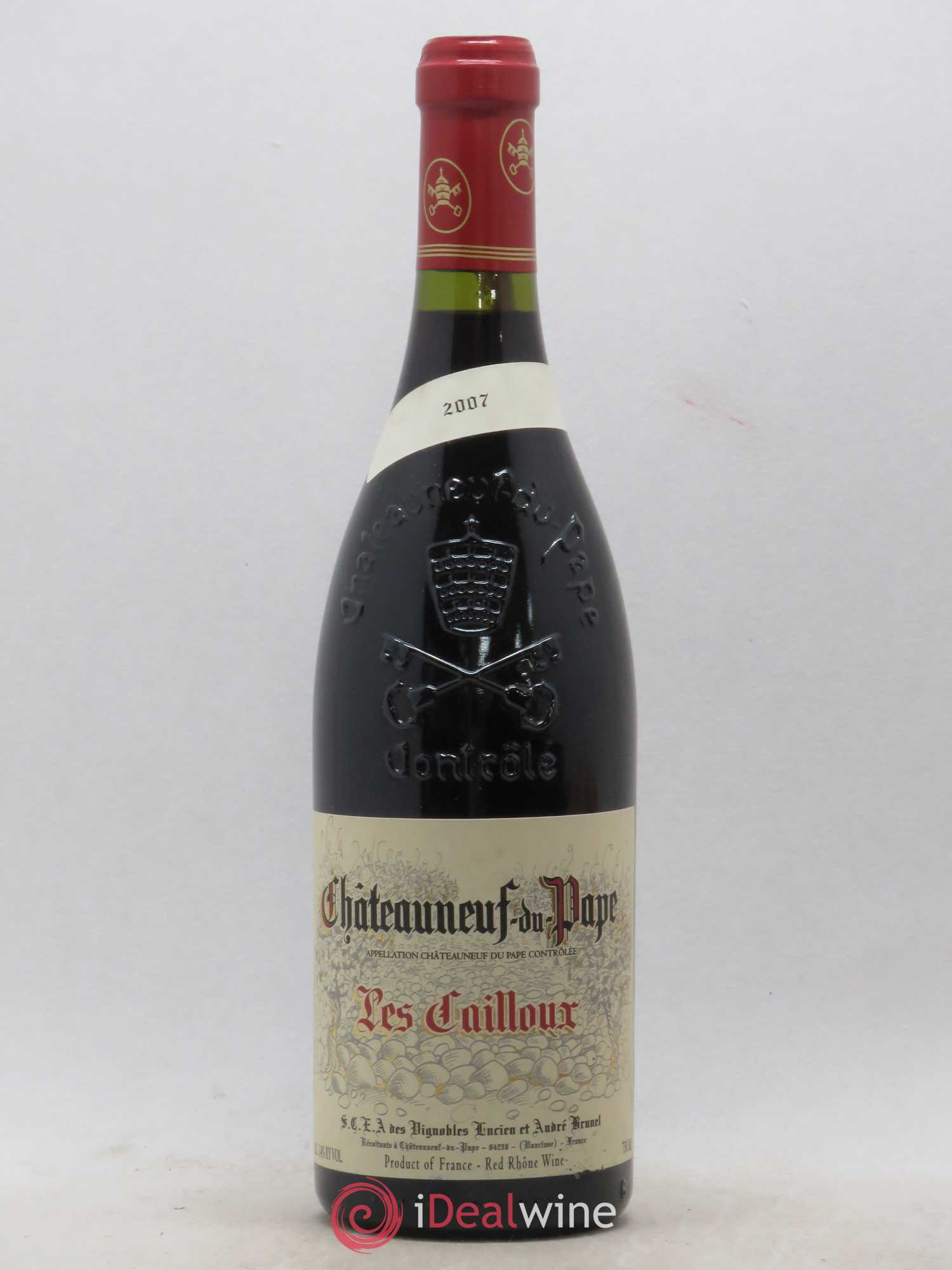 Châteauneuf-du-Pape Les Cailloux André Brunel  (senza prezzo di riserva) 2007 - Lotto di 1 bottiglia - 0