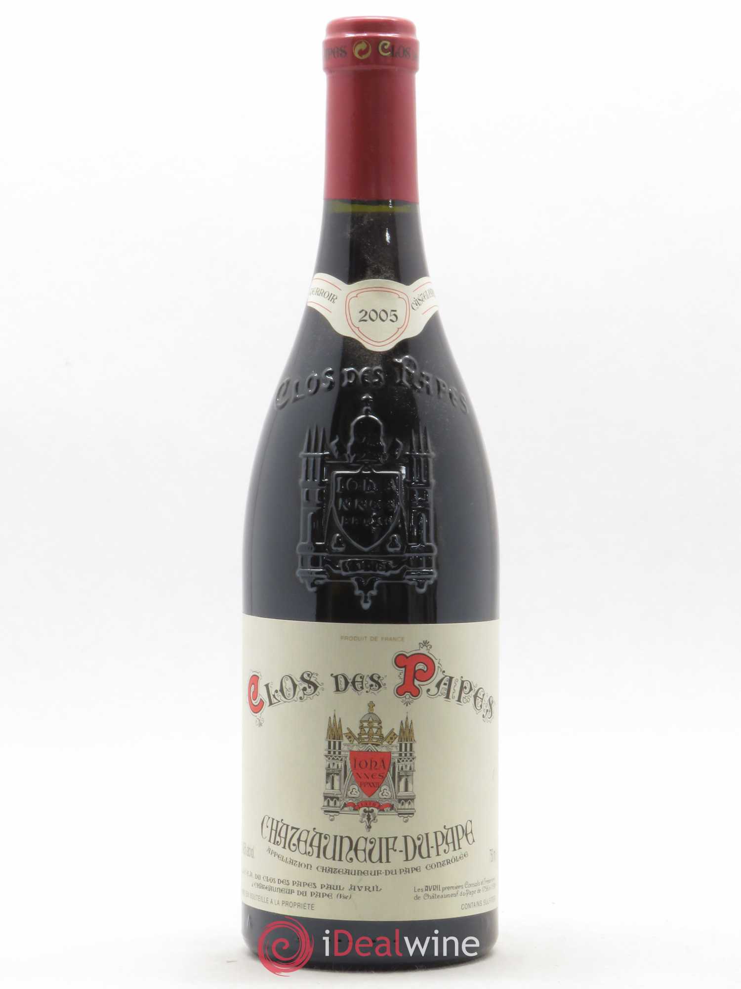 Châteauneuf-du-Pape Clos des Papes - Paul Avril  (sans prix de réserve) 2005 - Lot de 1 bouteille - 0