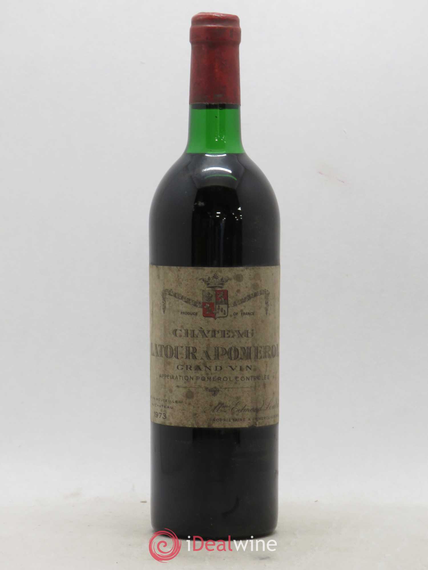 Château Latour à Pomerol  (no reserve) 1973 - Lot of 1 bottle - 0