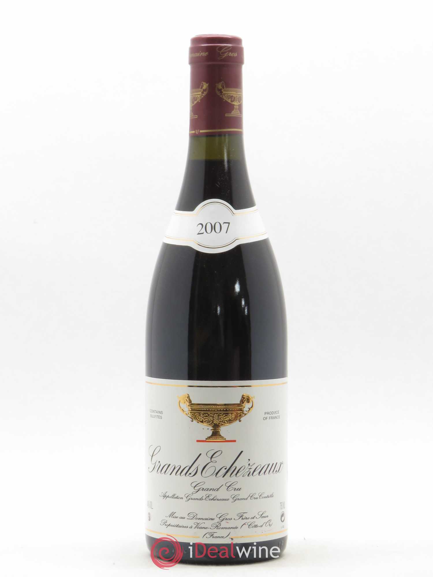 Grands-Echezeaux Grand Cru Gros Frère & Soeur  (sans prix de réserve) 2007 - Lot de 1 bouteille - 0