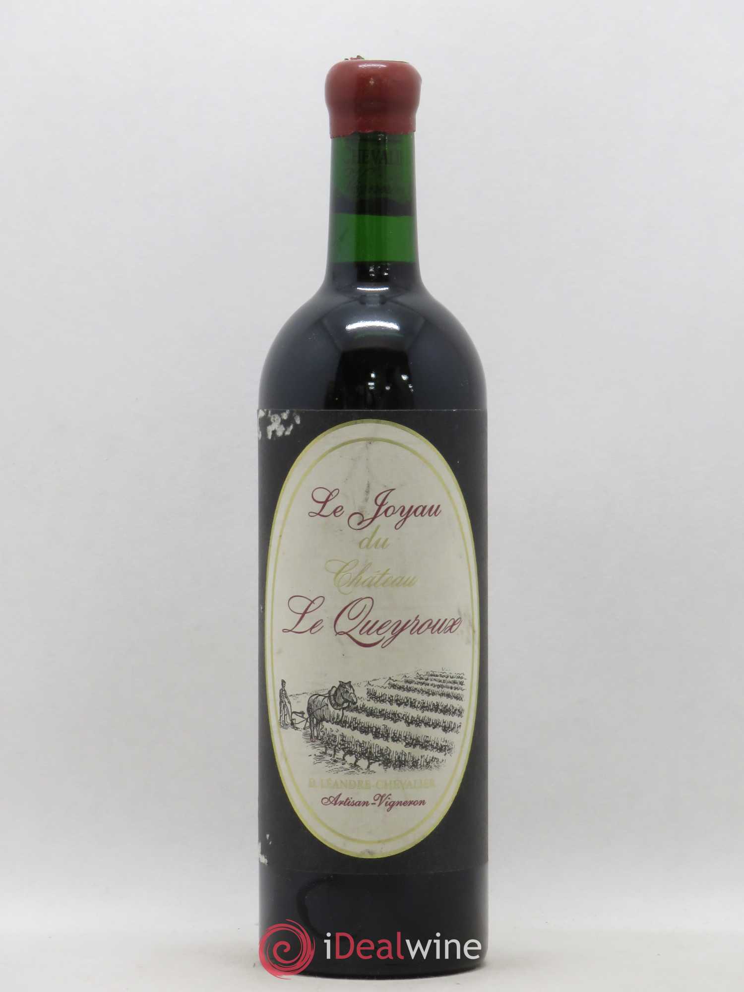 Premières-Côtes-de-Blaye (Blaye-Côtes-de-Bordeaux) Le Joyau du Château Le Queyroux (sans prix de réserve) 2002 - Posten von 1 Flasche - 0