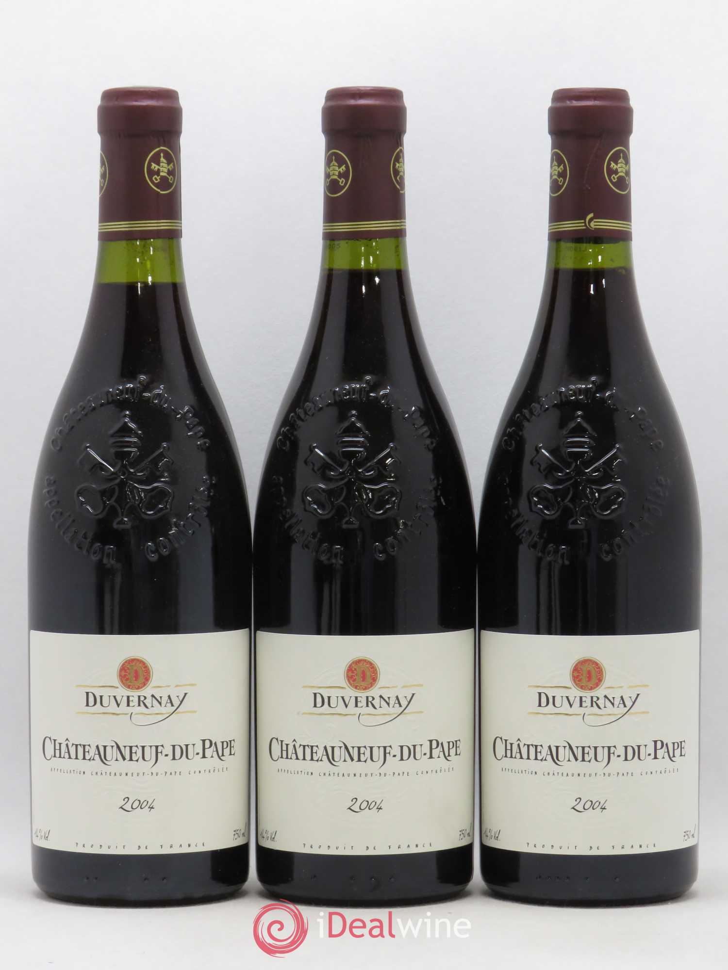 Châteauneuf-du-Pape Duvernay (no reserve) 2004 - Lot of 3 bottles - 0