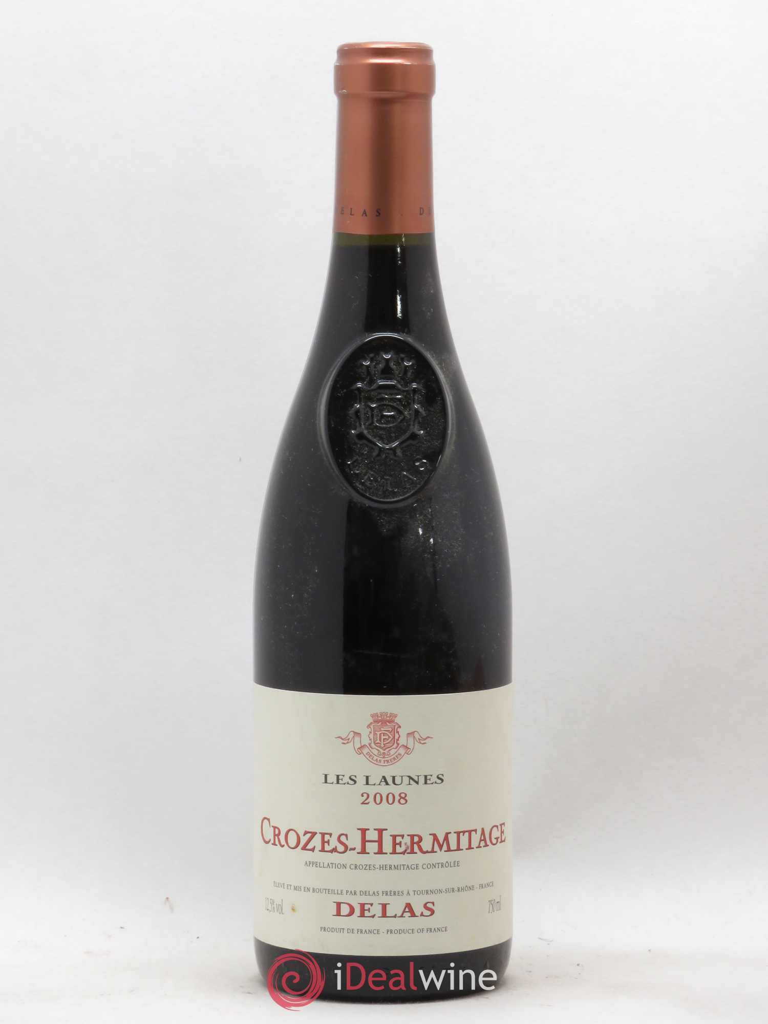 Crozes-Hermitage Les Launes Delas Frères  (ohne Mindestpreis) 2008 - Posten von 1 Flasche - 0