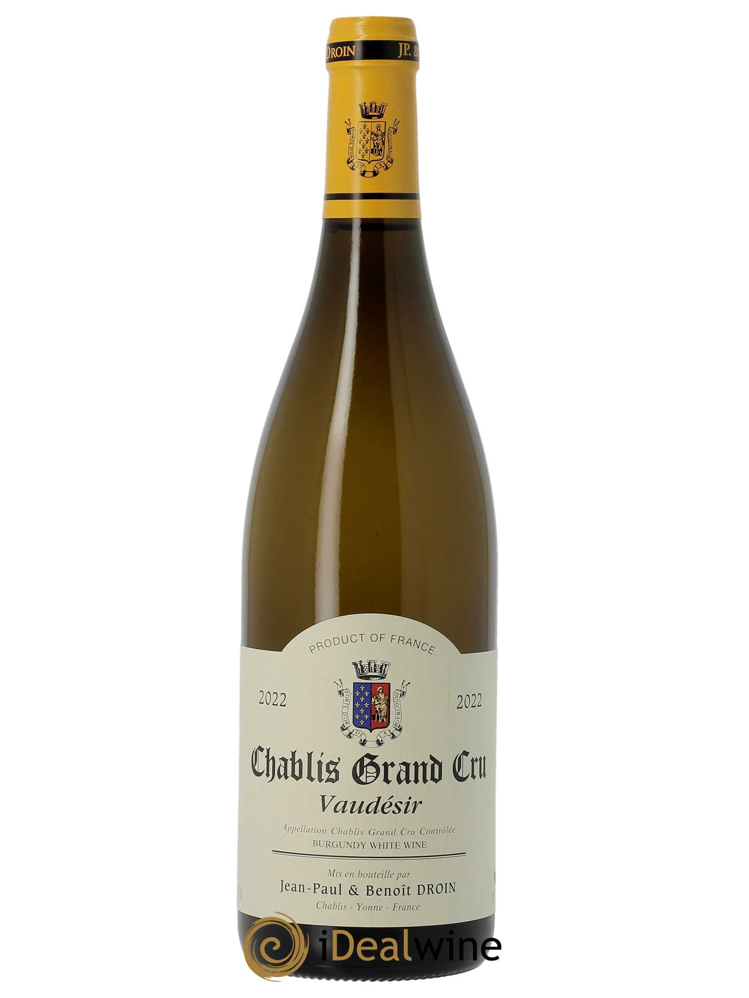 Chablis Grand Cru Vaudésir Jean-Paul & Benoît Droin (Domaine)  2022 - Posten von 1 Flasche - 0