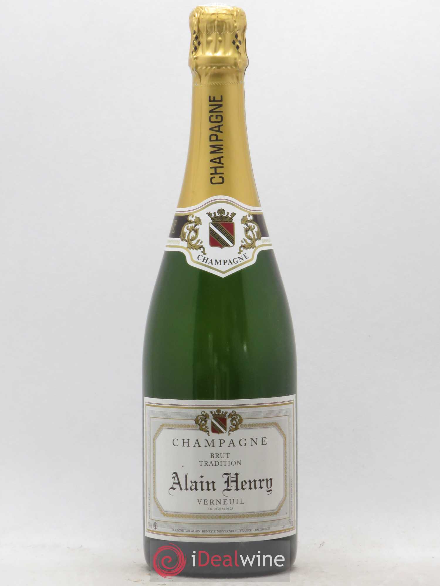 Champagne Alain Henry Brut Tradition (no reserve) - Lot of 1 bottle - 0