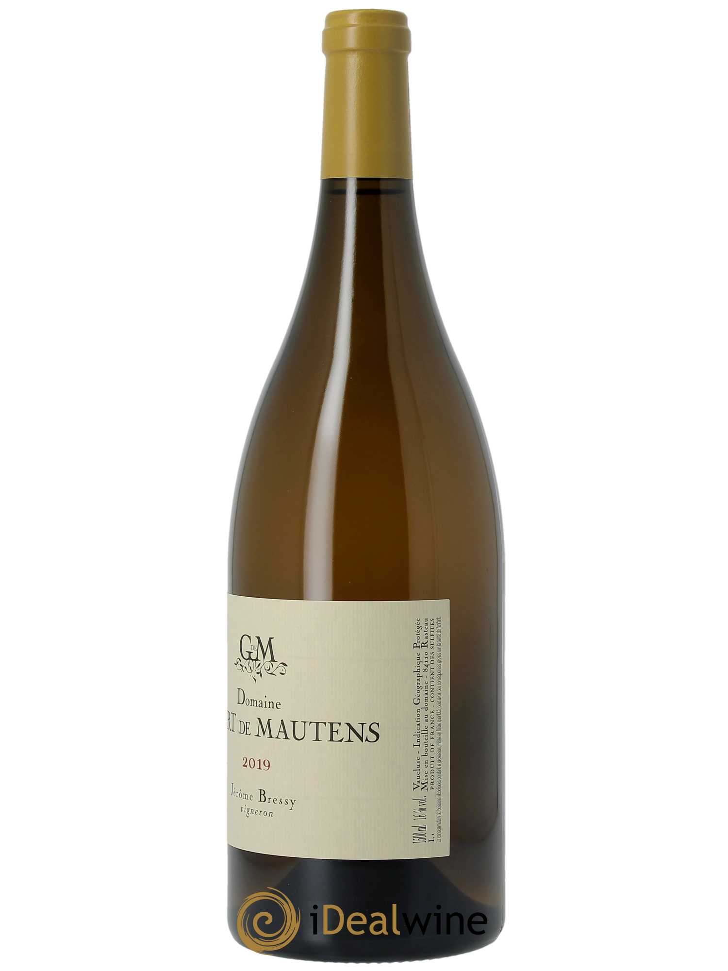 IGP Vaucluse (Vin de Pays de Vaucluse) Domaine Gourt de Mautens - Jérôme Bressy  2019 - Lotto di 1 magnum - 1