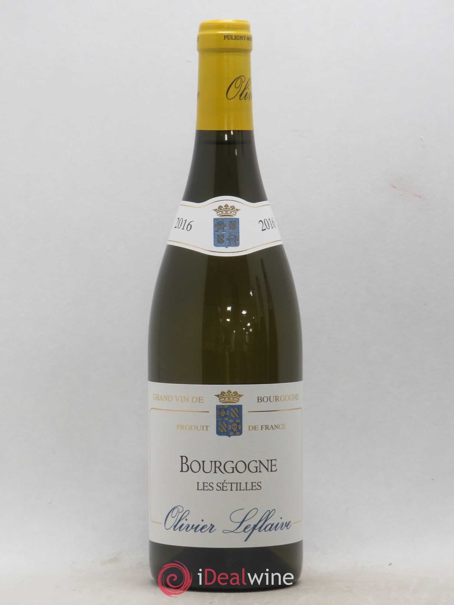 Bourgogne Les Setilles Olivier Leflaive 2016 - Lot de 1 bouteille - 0