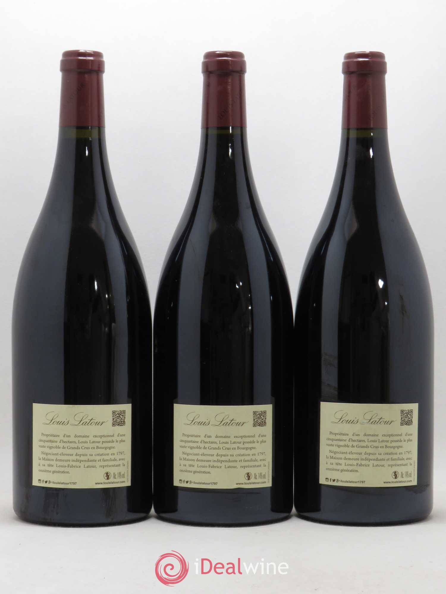 Corton Grand Cru Château Corton Grancey Louis Latour  (sans prix de réserve) 2015 - Lot de 3 magnums - 1