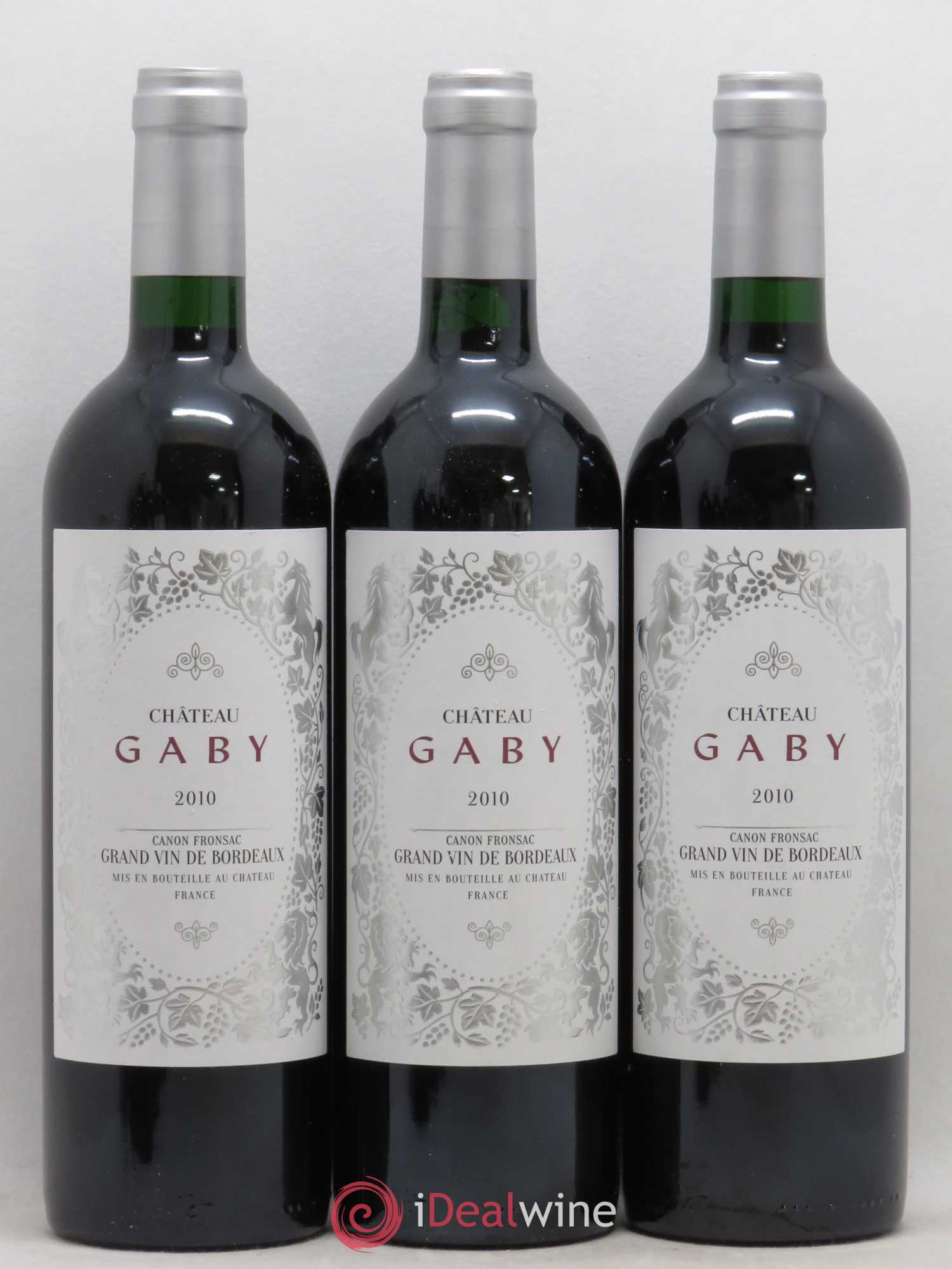 Château Gaby  (sans prix de réserve) 2010 - Lot de 6 bouteilles - 1