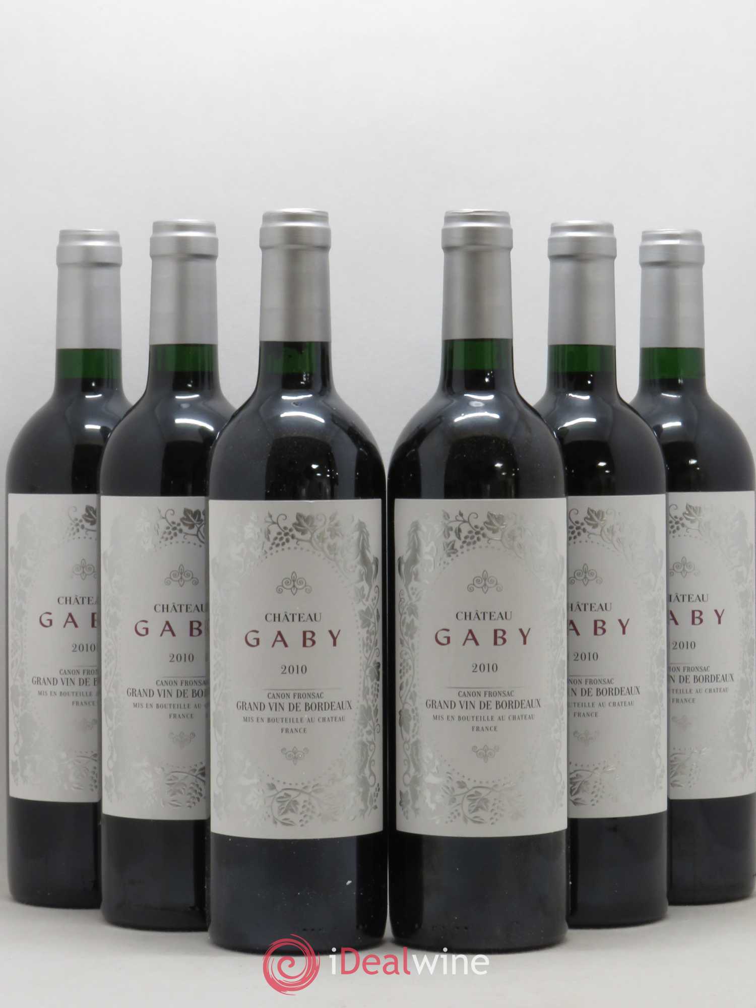 Château Gaby  (sans prix de réserve) 2010 - Lot de 6 bouteilles - 0