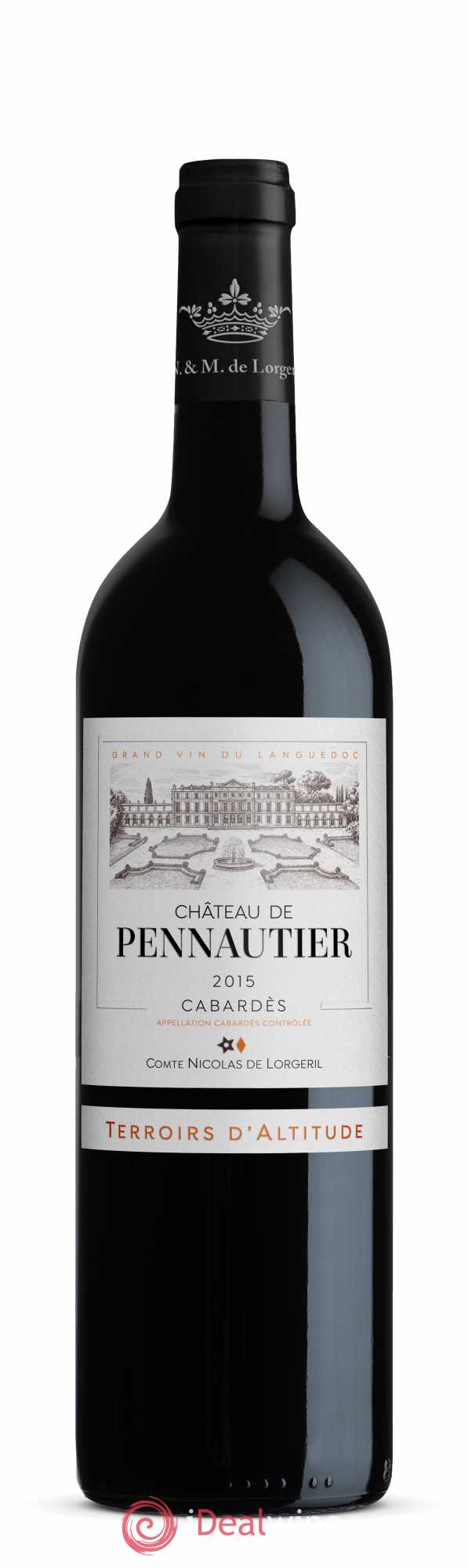 Cabardès Château de Pennautier Terroirs d'Altitude Maison Lorgeril  (sans prix de réserve) 2015 - Lot de 12 bouteilles - 0