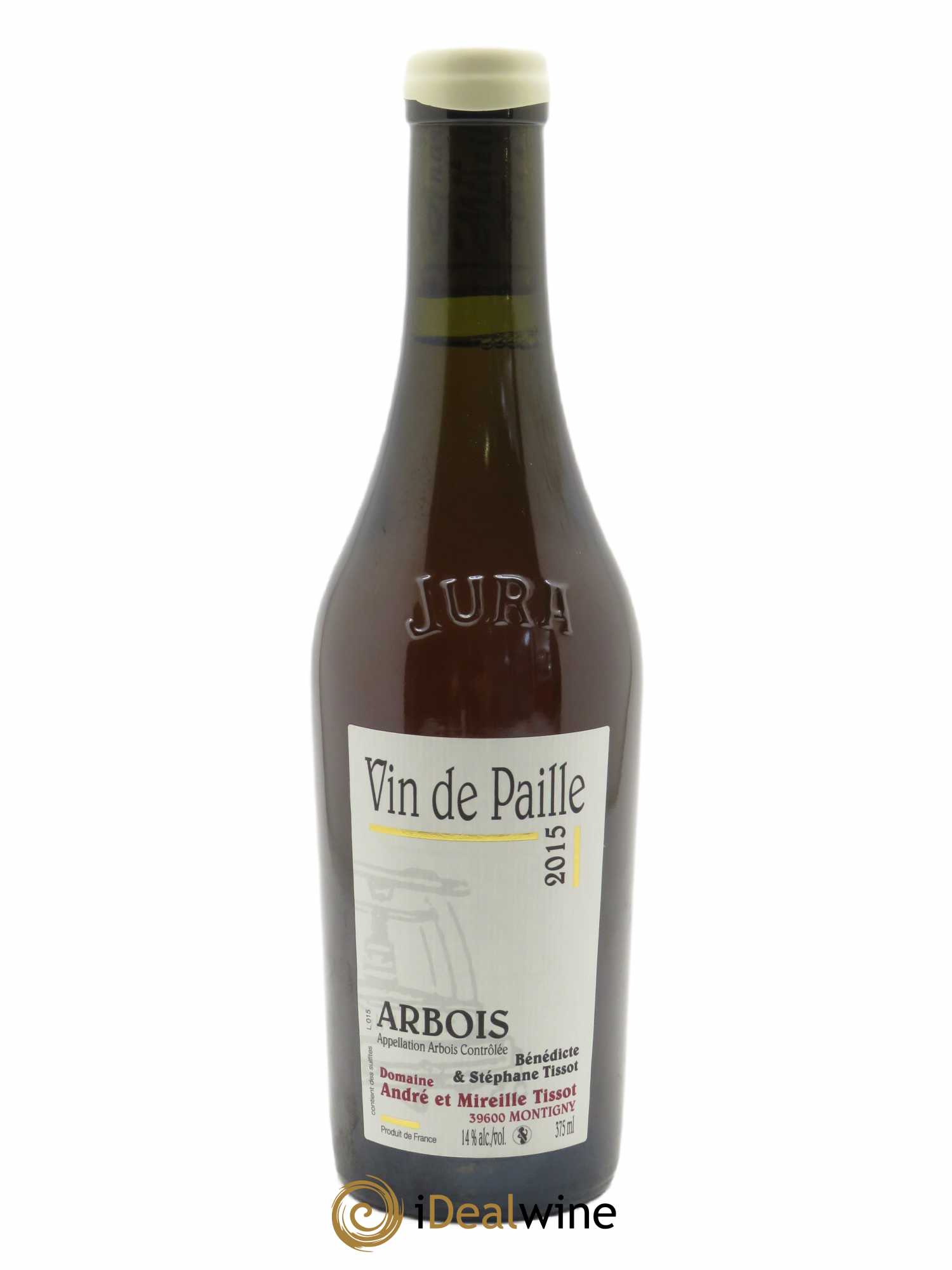 Arbois Vin de Paille Bénédicte et Stéphane Tissot  2015 - Lot de 1 demi bouteille - 0