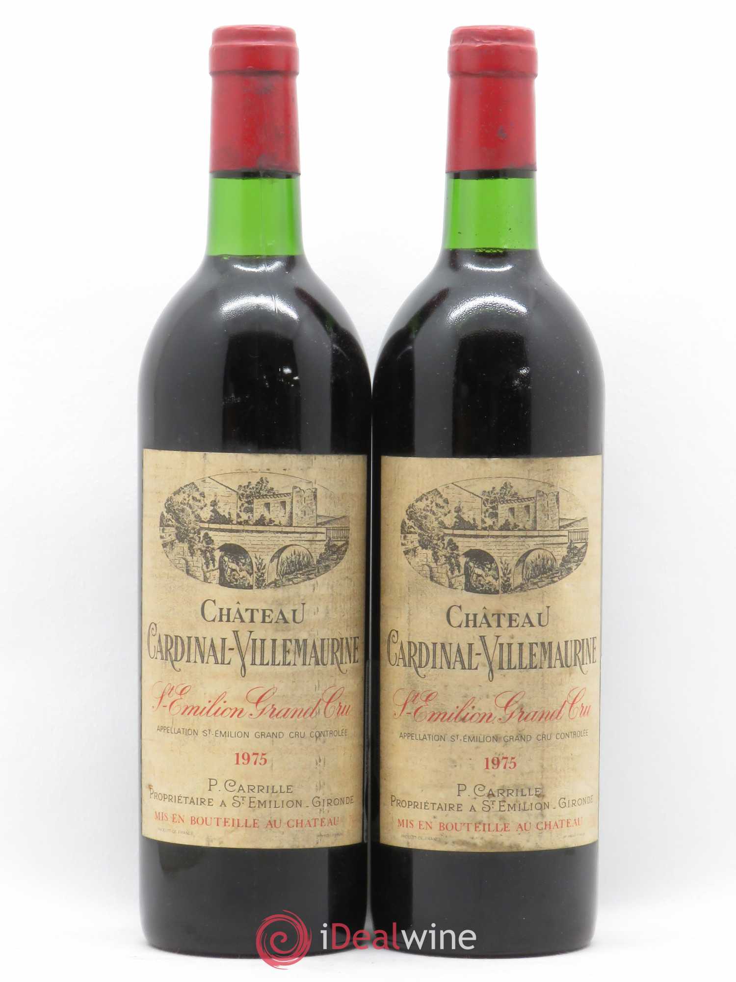 Château Villemaurine Grand Cru Classé 1975 - Lot of 2 bottles - 0