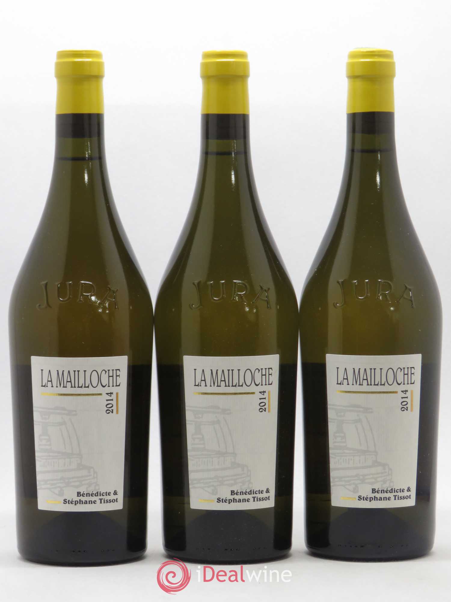 Arbois La Mailloche Bénédicte et Stéphane Tissot 2014 - Lot de 3 bouteilles - 0