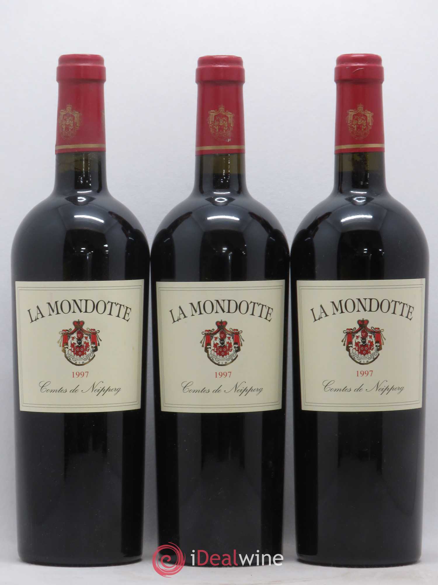 La Mondotte 1er Grand Cru Classé B depuis 2012 1997 - Lot of 3 bottles - 0