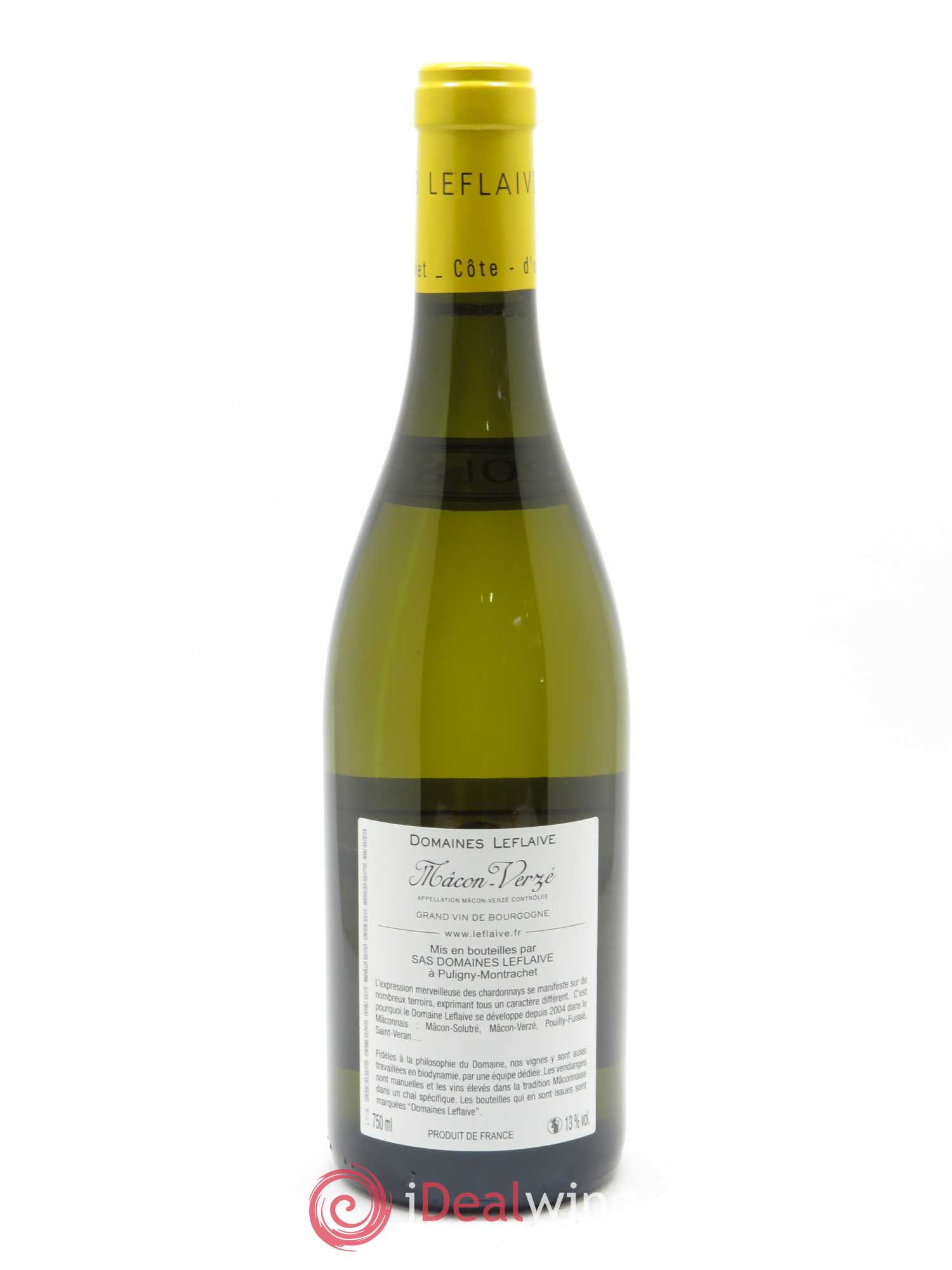 Mâcon Verzé Leflaive (Domaine) 2018 - Lot de 1 bouteille - 1