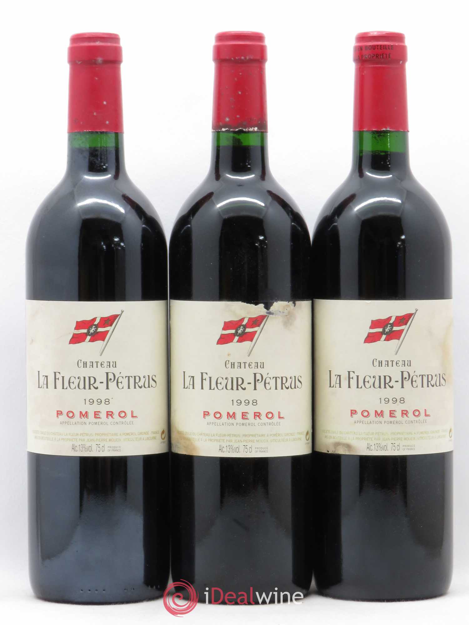 Château la Fleur Petrus 1998 - Lot de 3 bouteilles - 0