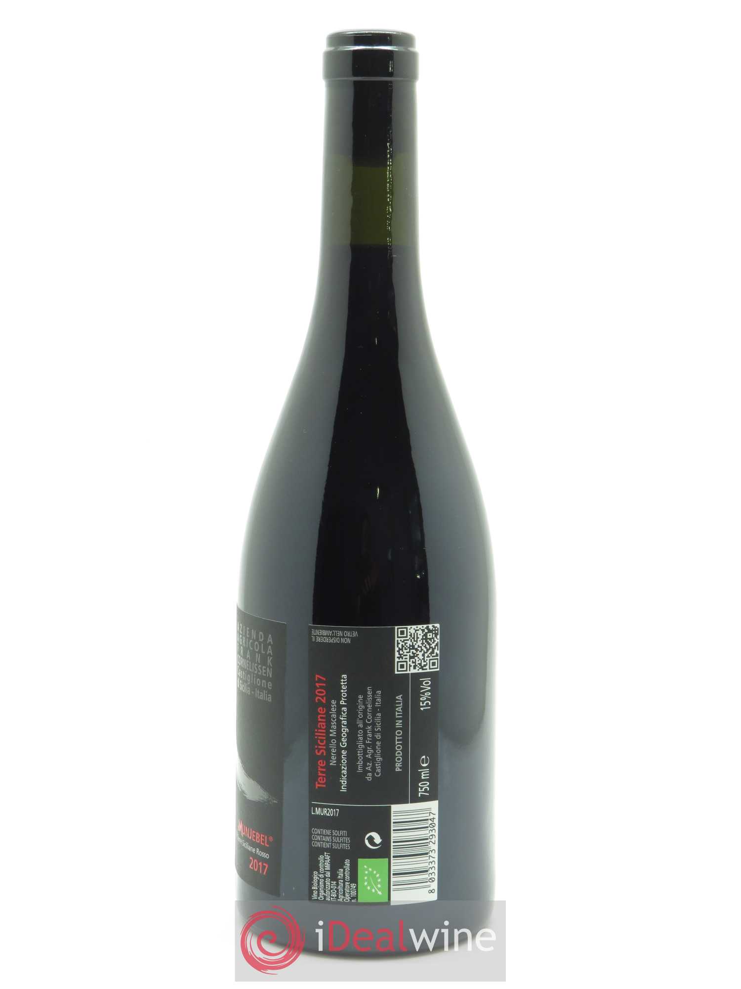 Etna Rosso IGP Munjebel Frank Cornelissen 2017 - Lot of 1 bottle - 1