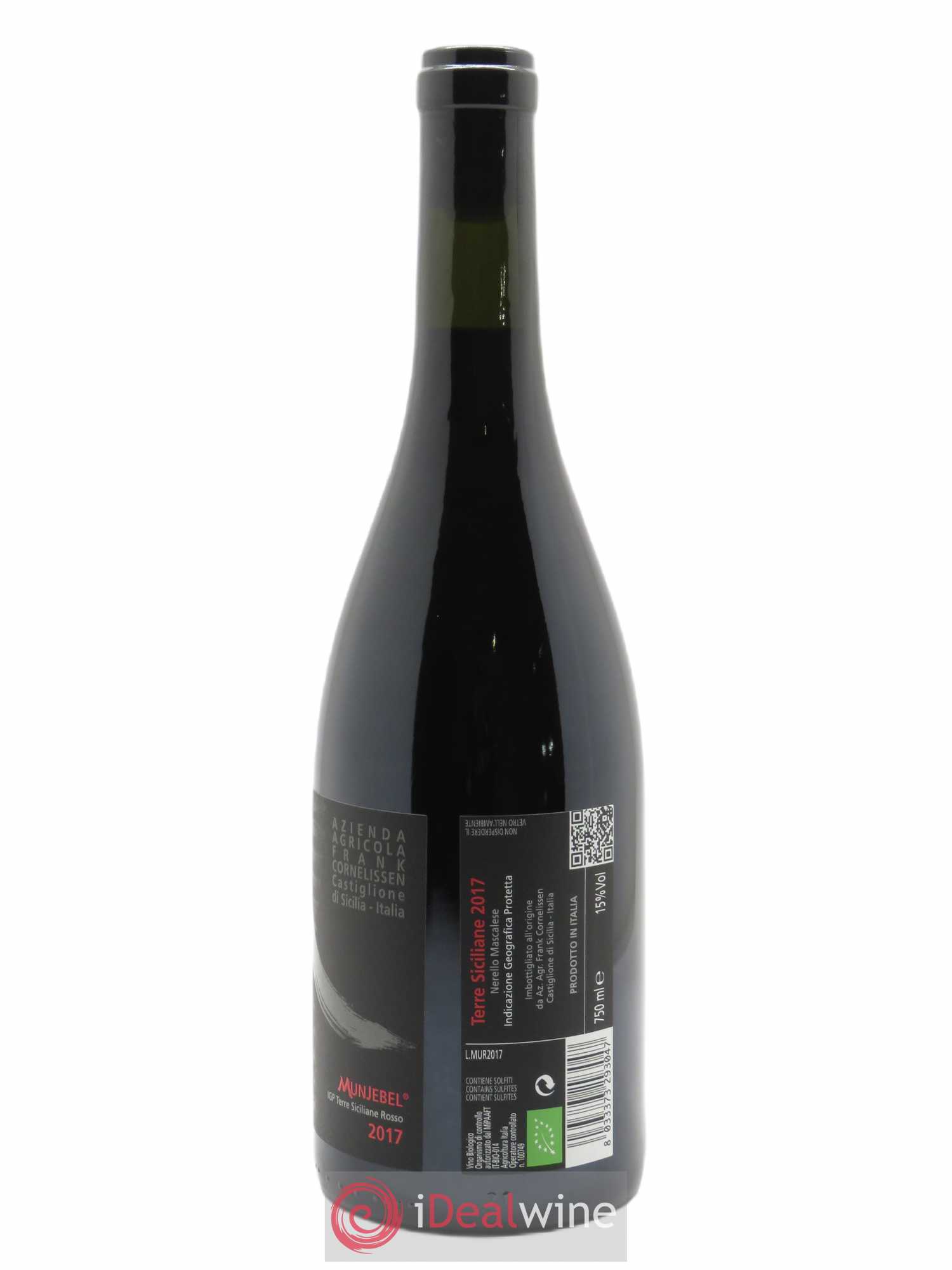 Terre Siciliane IGT Munjebel Rosso Frank Cornelissen 2017 - Lot of 1 bottle - 1