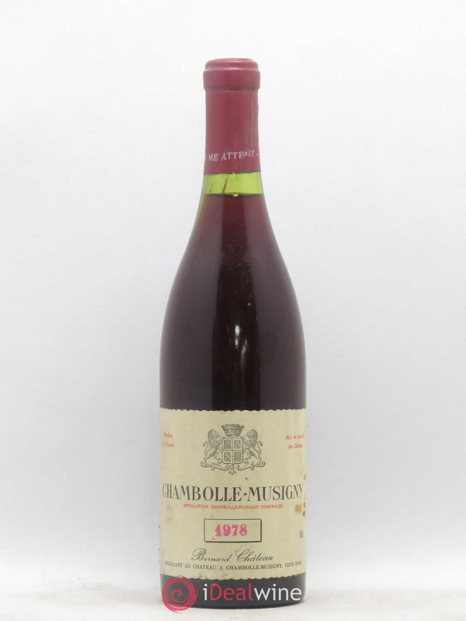 Chambolle-Musigny Bernard Château  1978 - Lot de 1 bouteille - 0