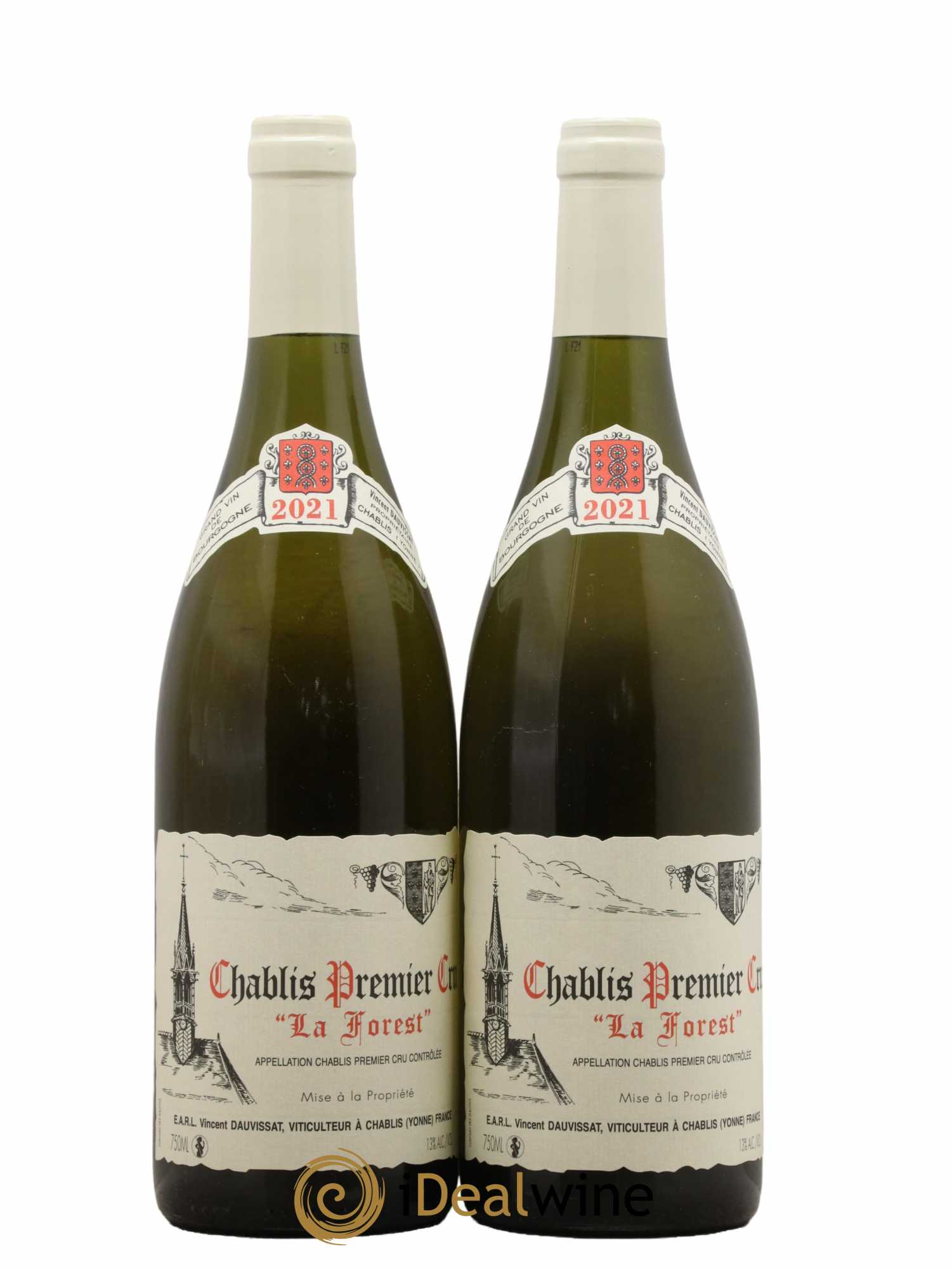 Chablis 1er Cru La Forest Vincent Dauvissat (Domaine)  2021 - Posten von 2 Flaschen - 0