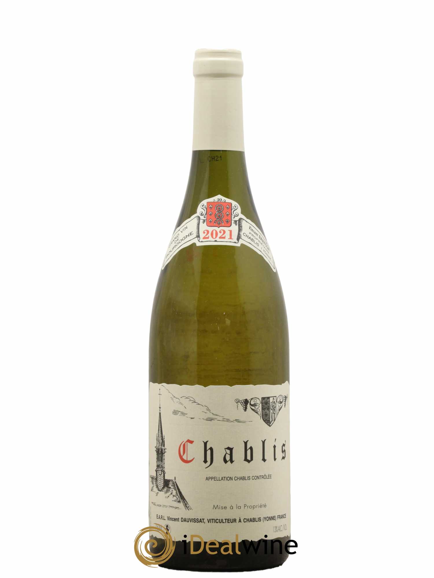 Chablis Vincent Dauvissat (Domaine)  2021 - Lot de 1 bouteille - 0