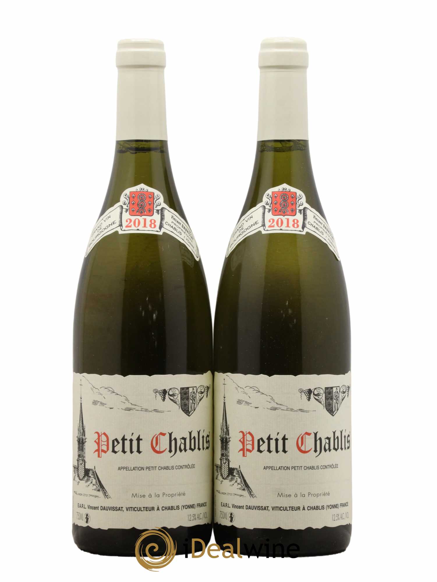 Petit Chablis Vincent Dauvissat (Domaine)  2018 - Lotto di 2 bottiglie - 0