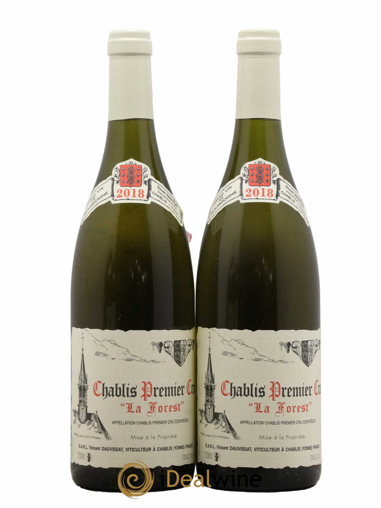 Chablis 1er Cru La Forest Vincent Dauvissat (Domaine)  2018 - Posten von 2 Flaschen - 0