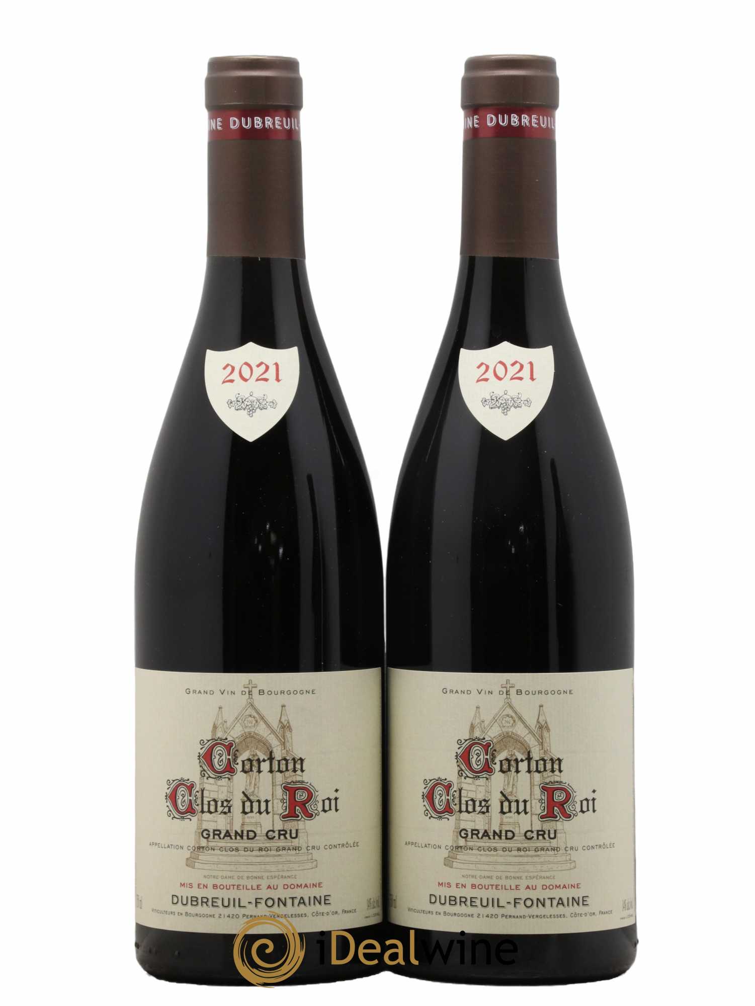 Corton Grand Cru Clos du Roi Dubreuil-Fontaine (Domaine)  2021 - Lot of 2 bottles - 0