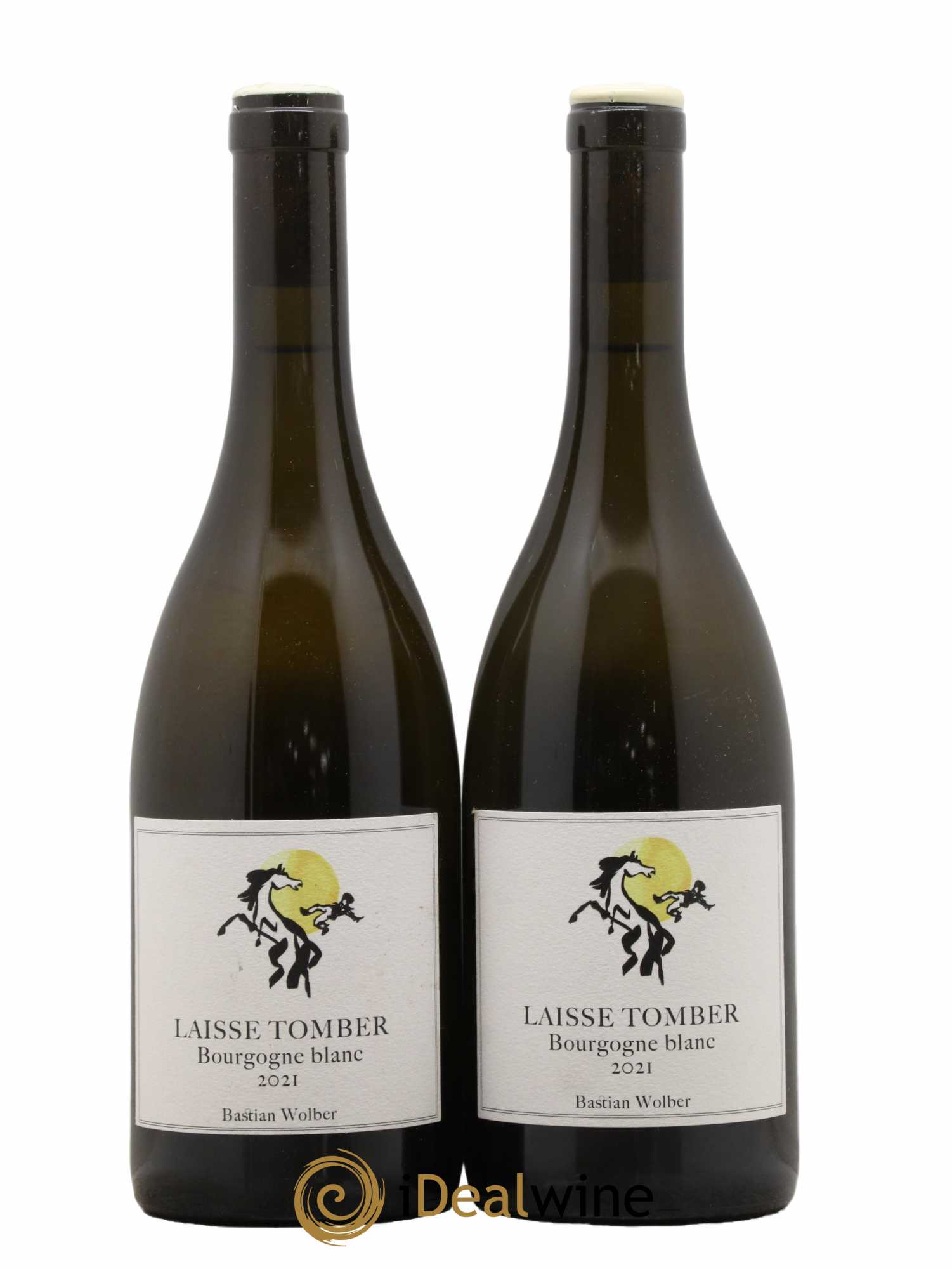 Bourgogne Laisse Tomber Bastian Wolber  2021 - Lot de 2 bouteilles - 0