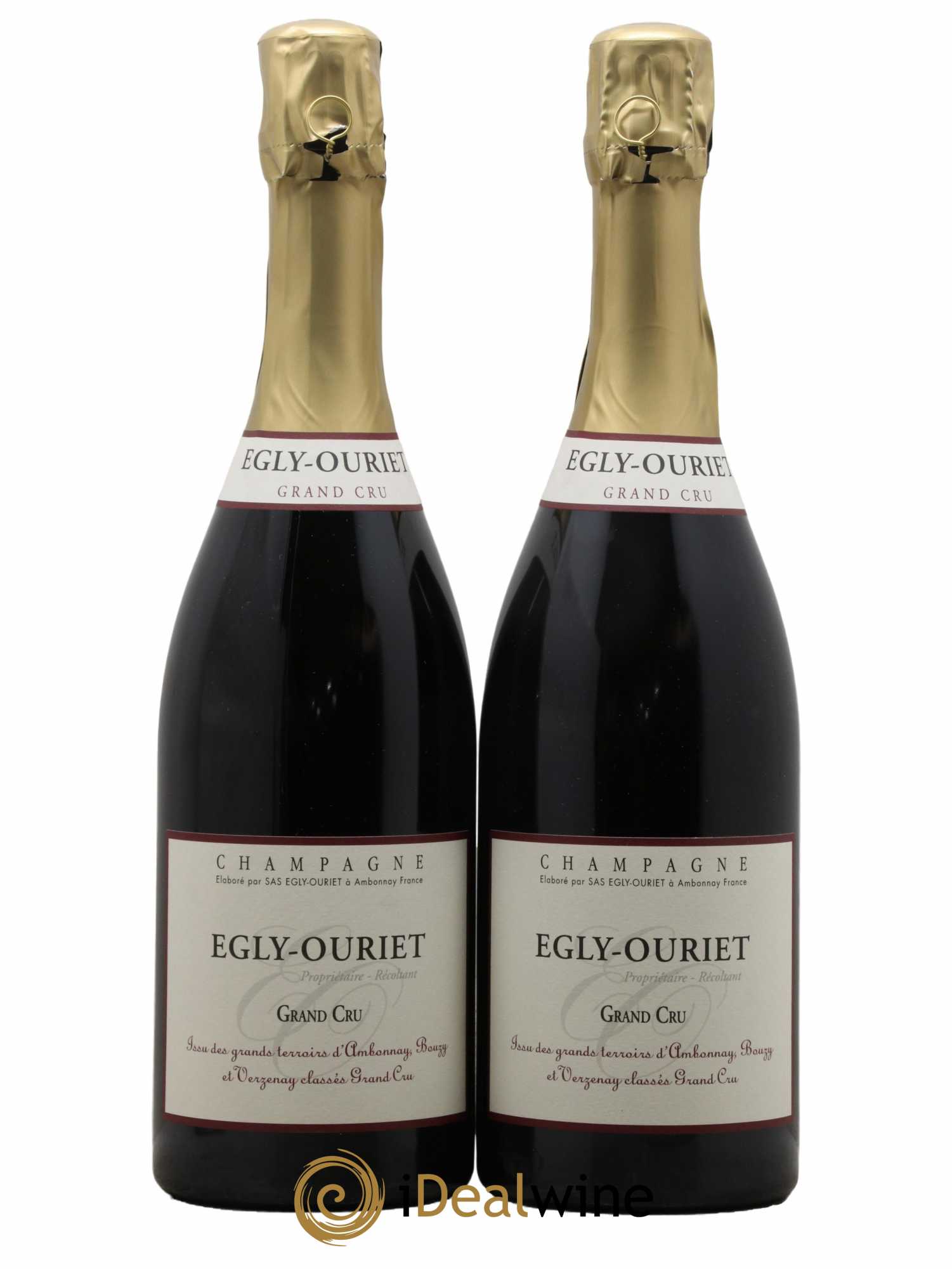 Brut Grand Cru Egly-Ouriet  - Lot of 2 bottles - 0