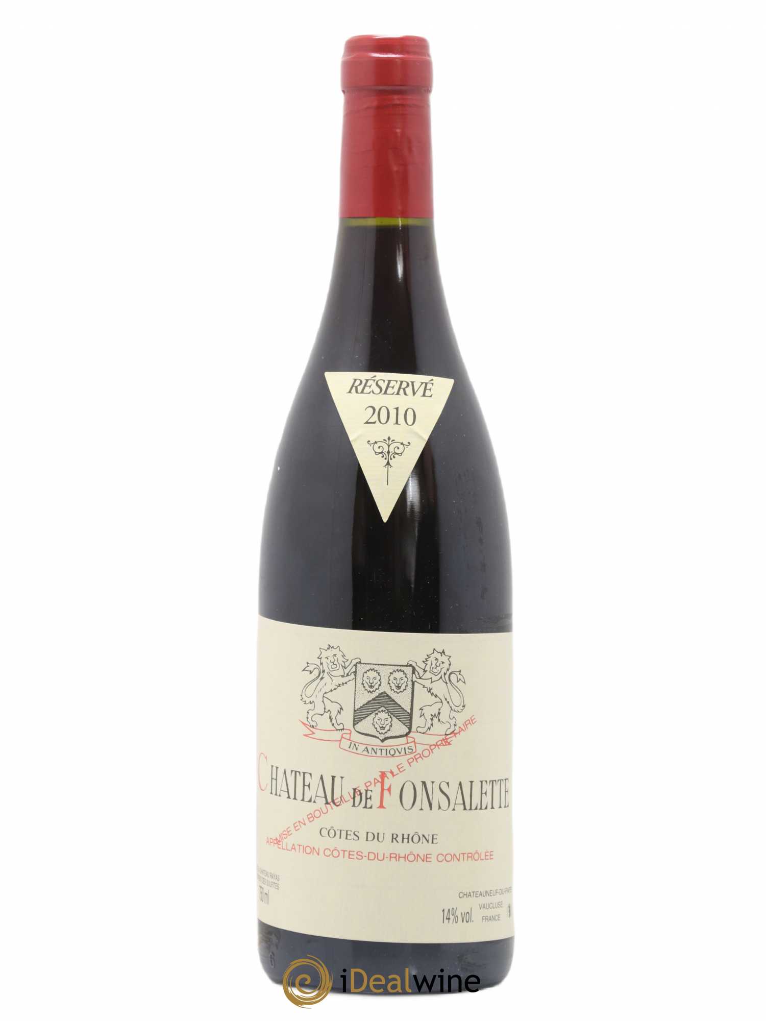 Côtes du Rhône Château de Fonsalette Emmanuel Reynaud  2010 - Lotto di 1 bottiglia - 0